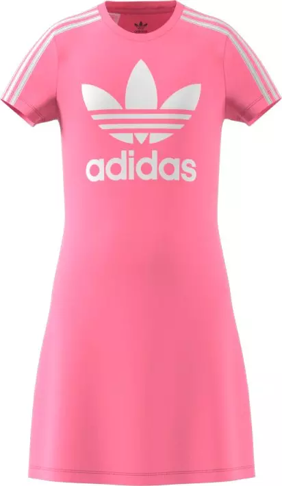 adidas Originals Big Girls' Adicolor Dress-Pink - PINK