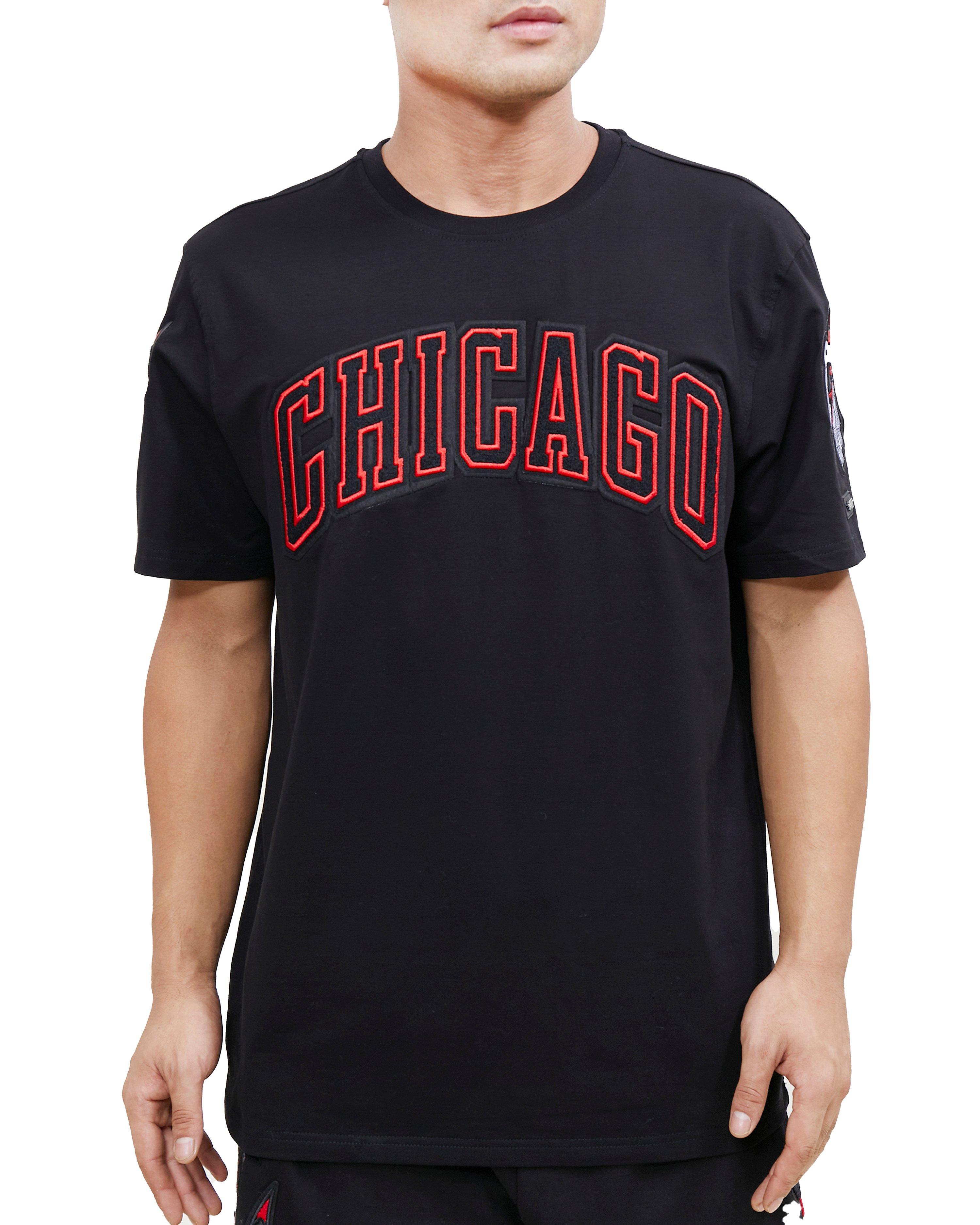 Pro Standard Men's Chicago Bulls Cool Grey 11 Patch T-Shirt