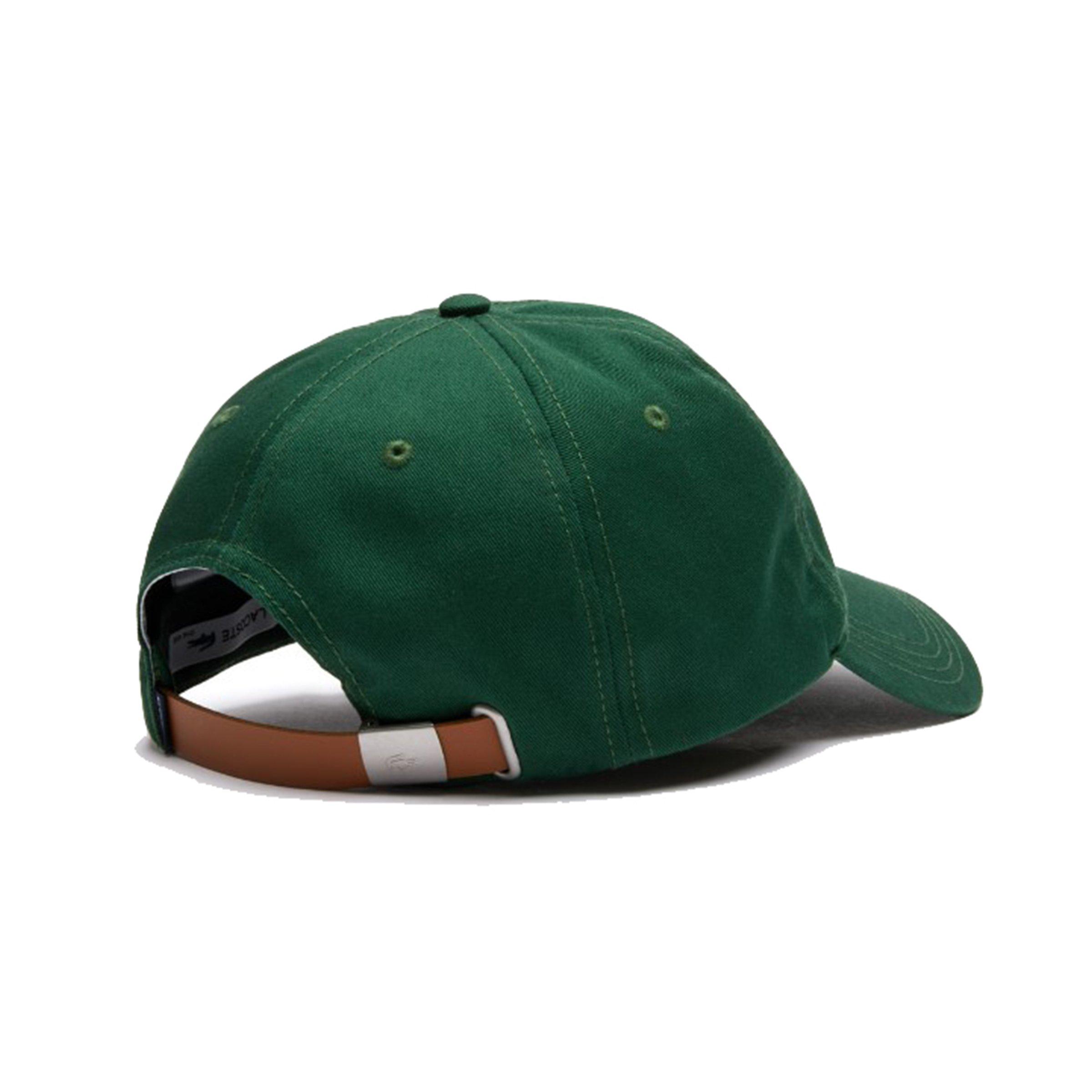 Lacoste Croc Logo Leather Strap Hat