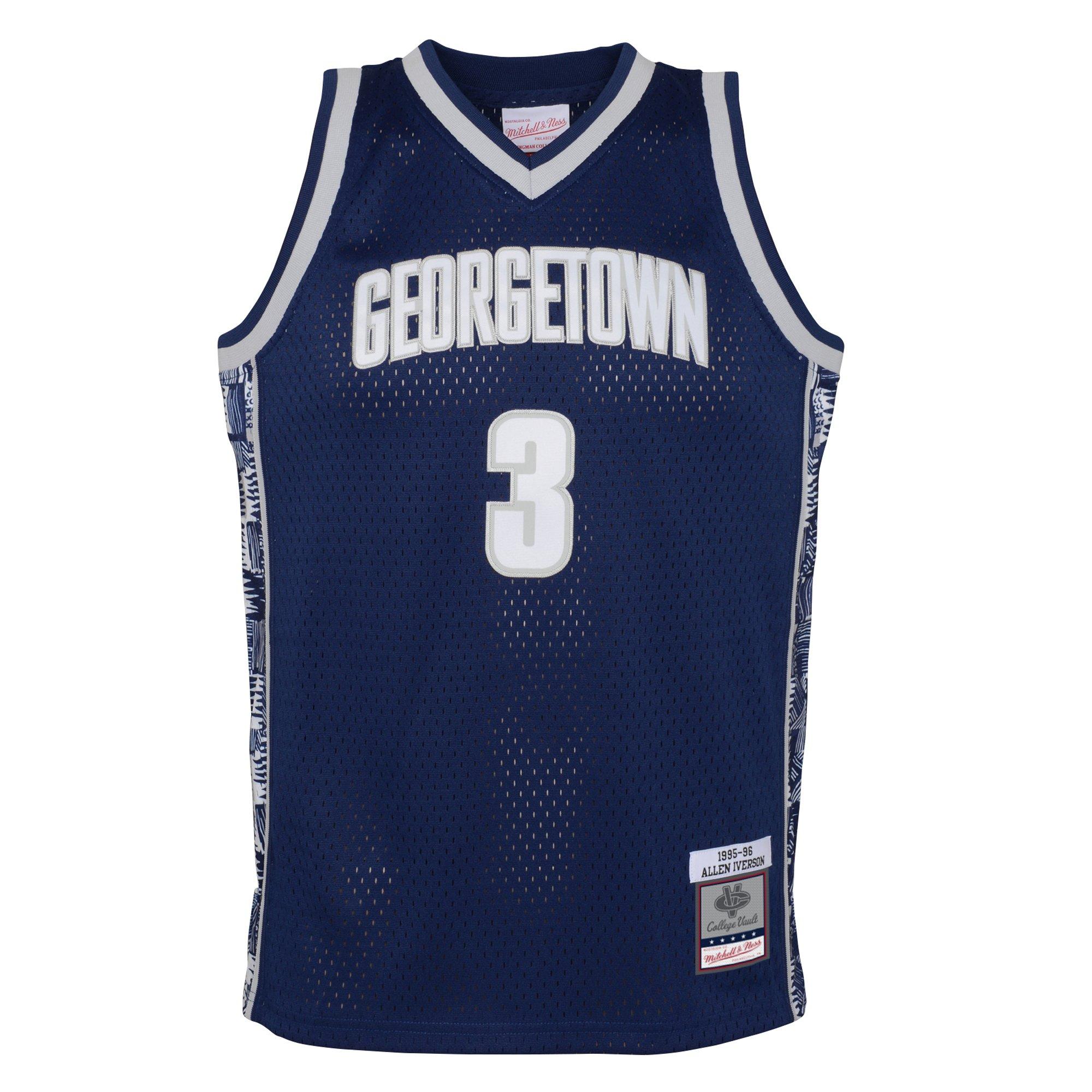 Allen Iverson Georgetown Hoyas 95-96 HWC Swingman Jersey - Grey