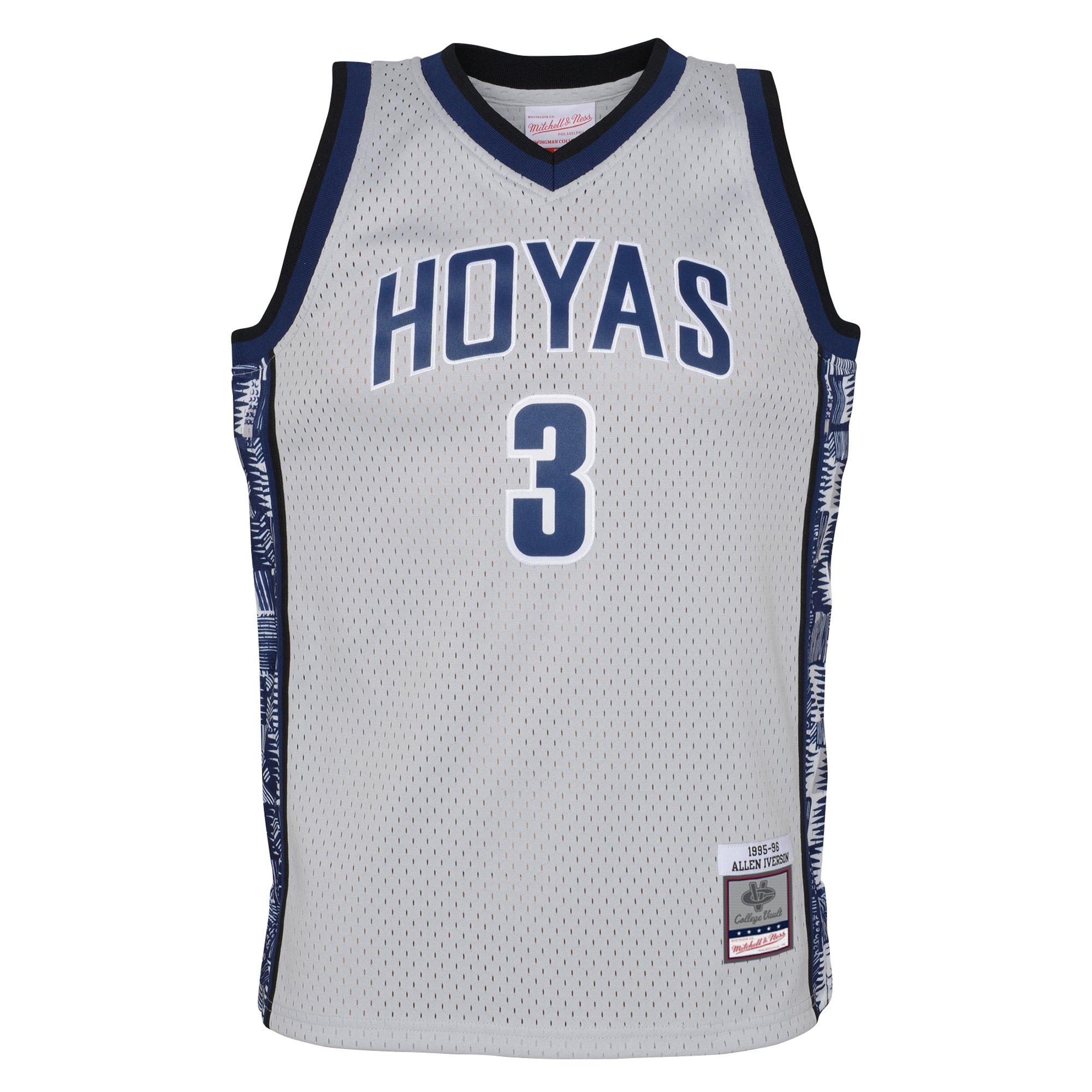 Vintage Nike NCAA Georgetown Hoyas Allen Iverson Basketball Jersey