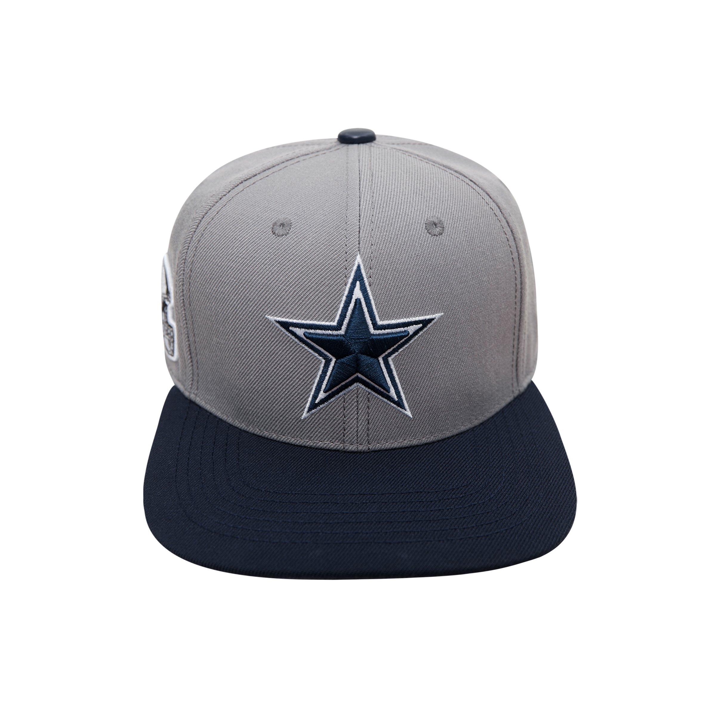 Pro Standard Dallas Cowboys Logo Grey Snapback Hat