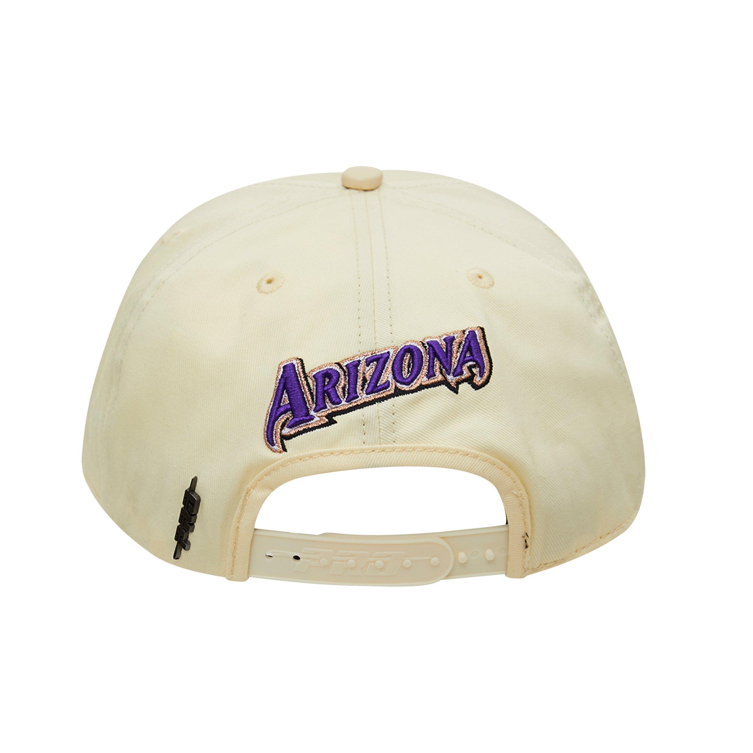 Vintage New Era Pro Model Arizona Diamondbacks Cream & Purple Snapback  **NOS**