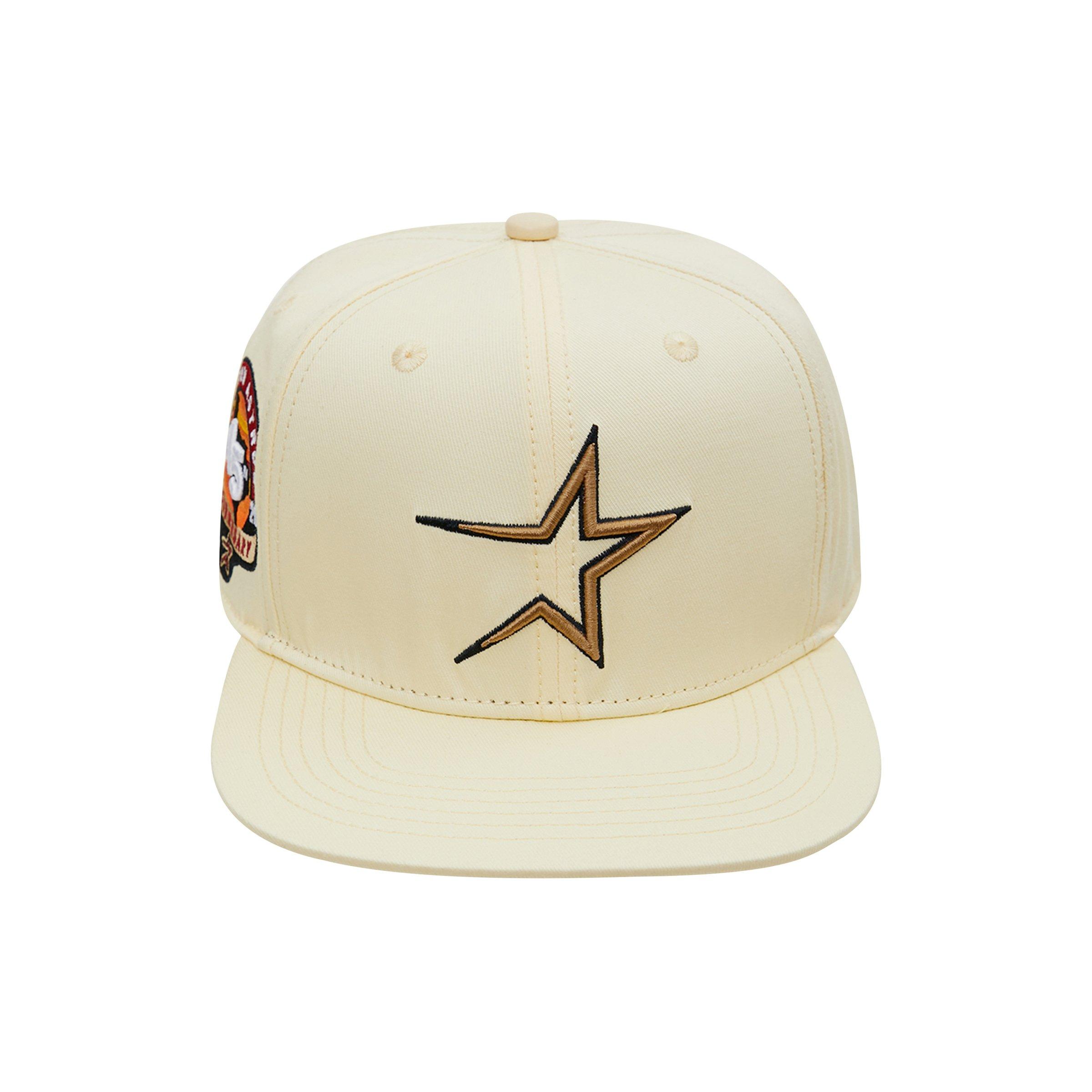 Pro Standard Houston Astros Off White Yellow Undervisor Snapback Hat -  Hibbett