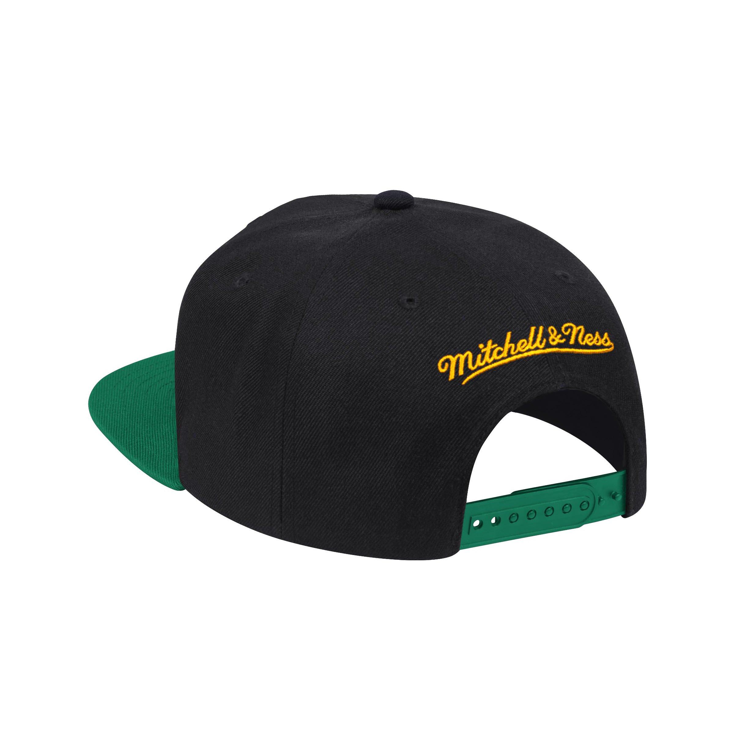 Shop Mitchell & Ness Seattle Supersonics HWC 3 Block Strapback Hat