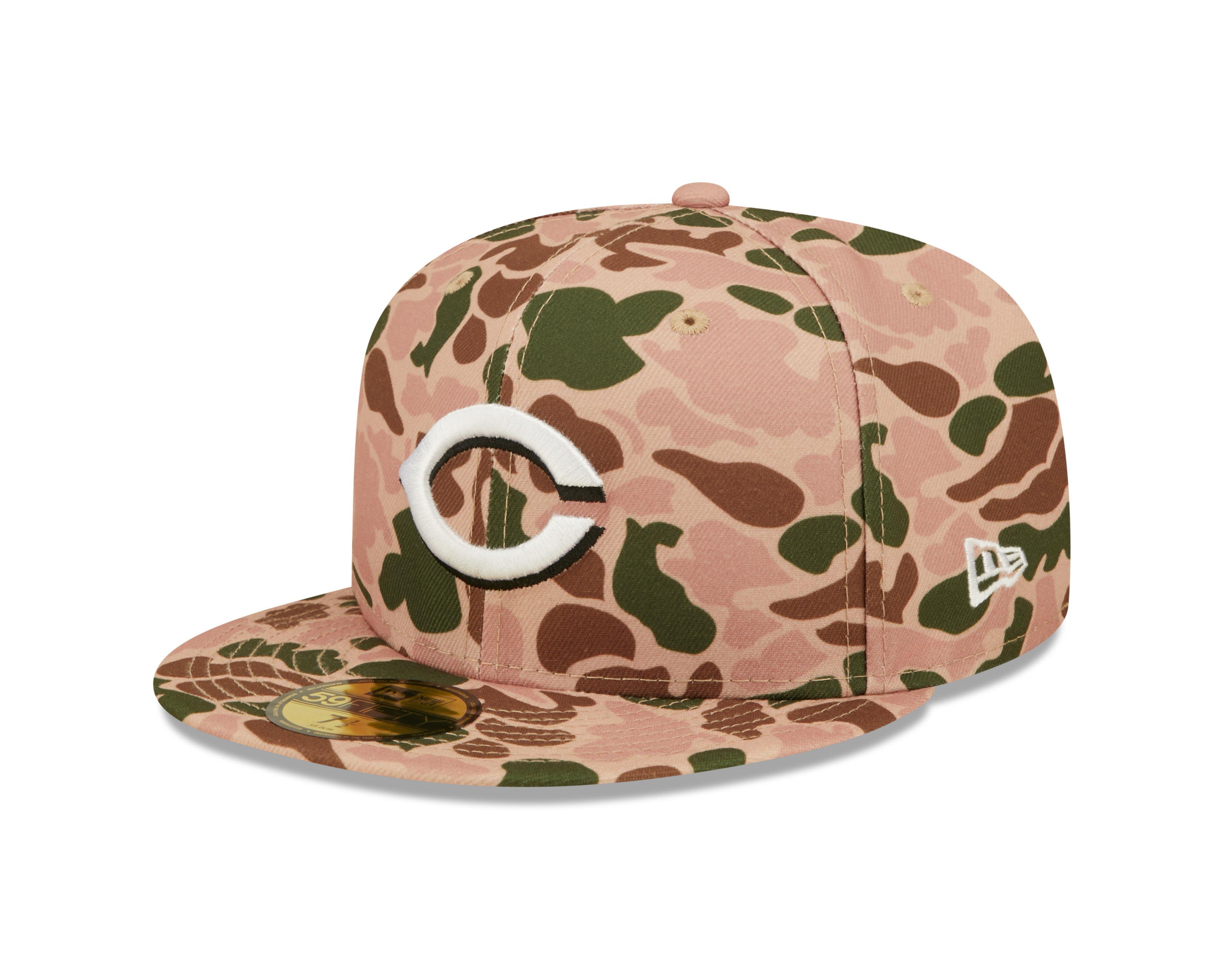 Men's Cincinnati Reds New Era Camo Dark 59FIFTY Fitted Hat