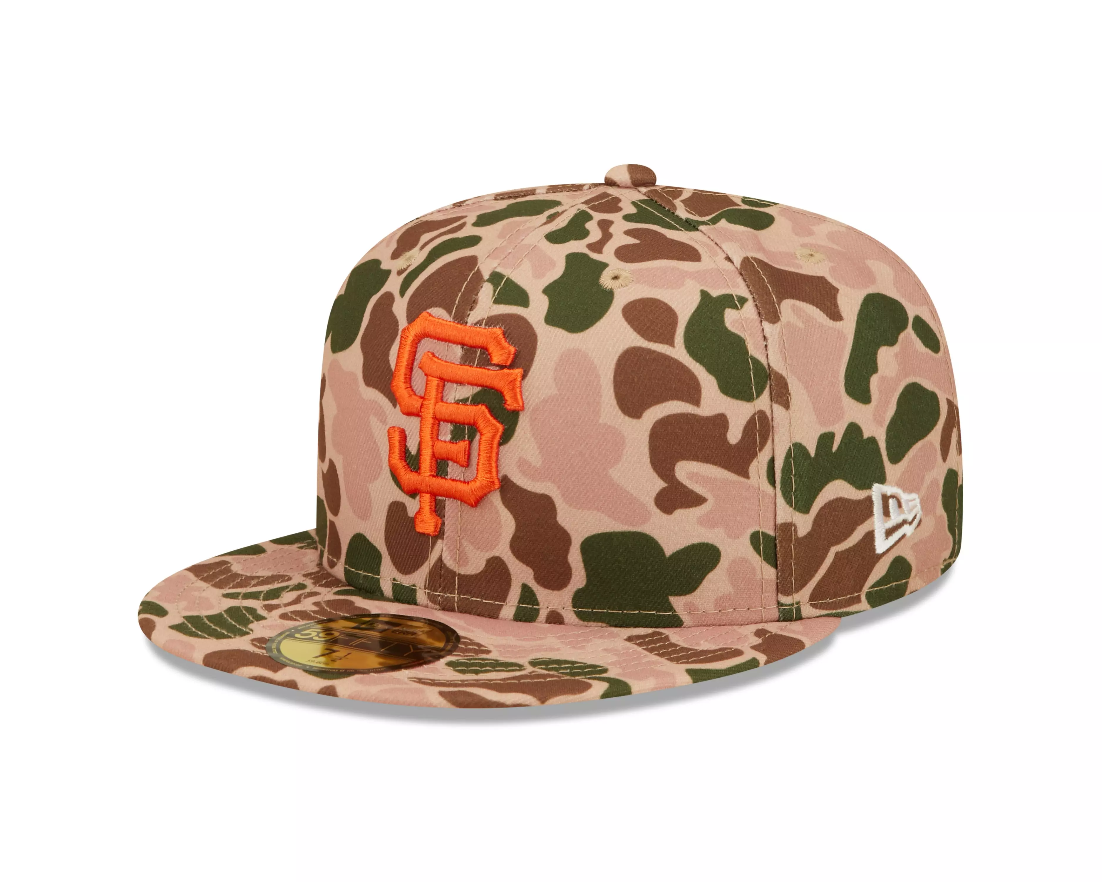 New Era San Francisco Giants Duck Camo 59FIFTY Fitted Hat - CAMOUFLAGE