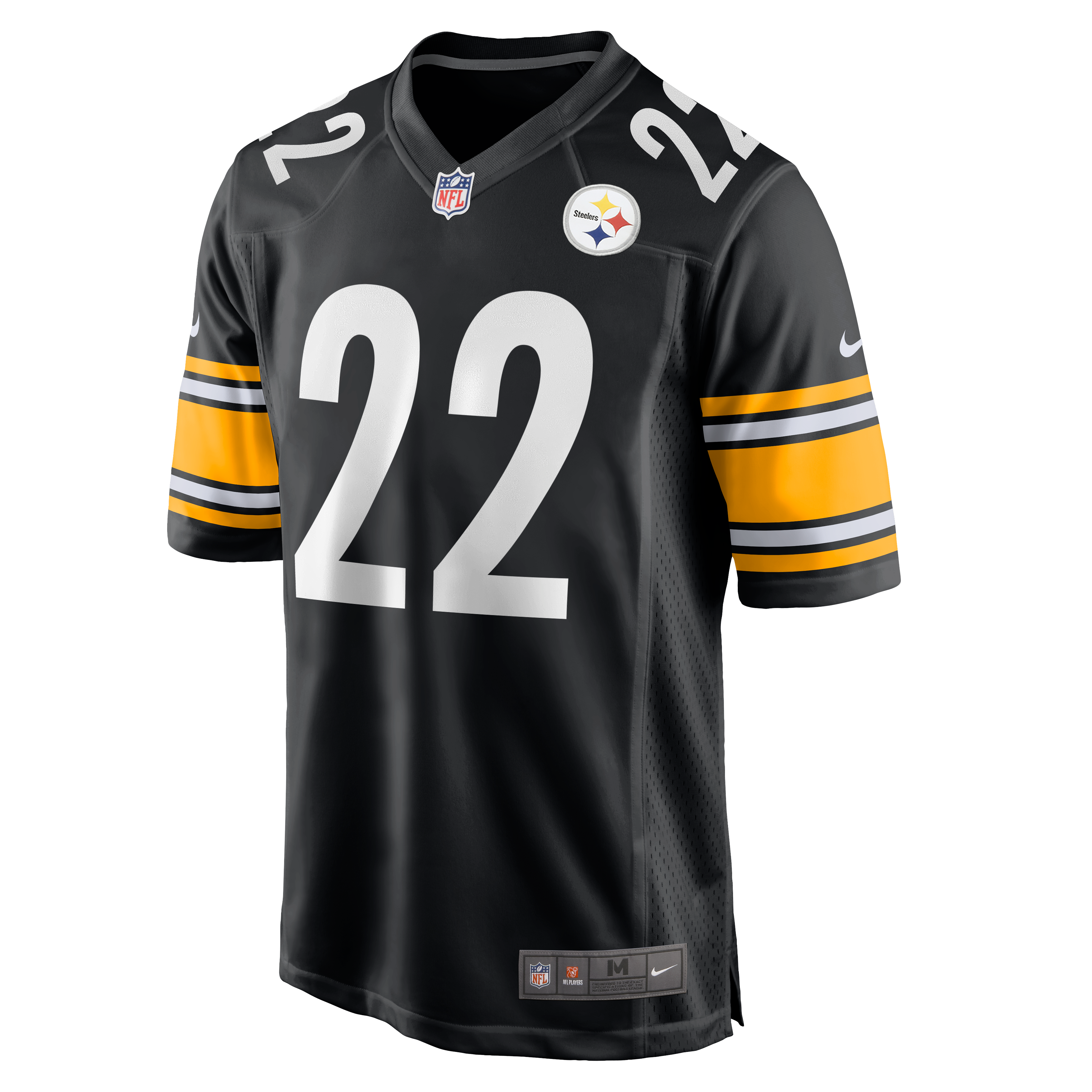 ユニフォーム Pittsburgh Steelers NFL Jersey N. Harris Pittsburgh Steelers Najee Harris Nike Black Color Rush Vapor