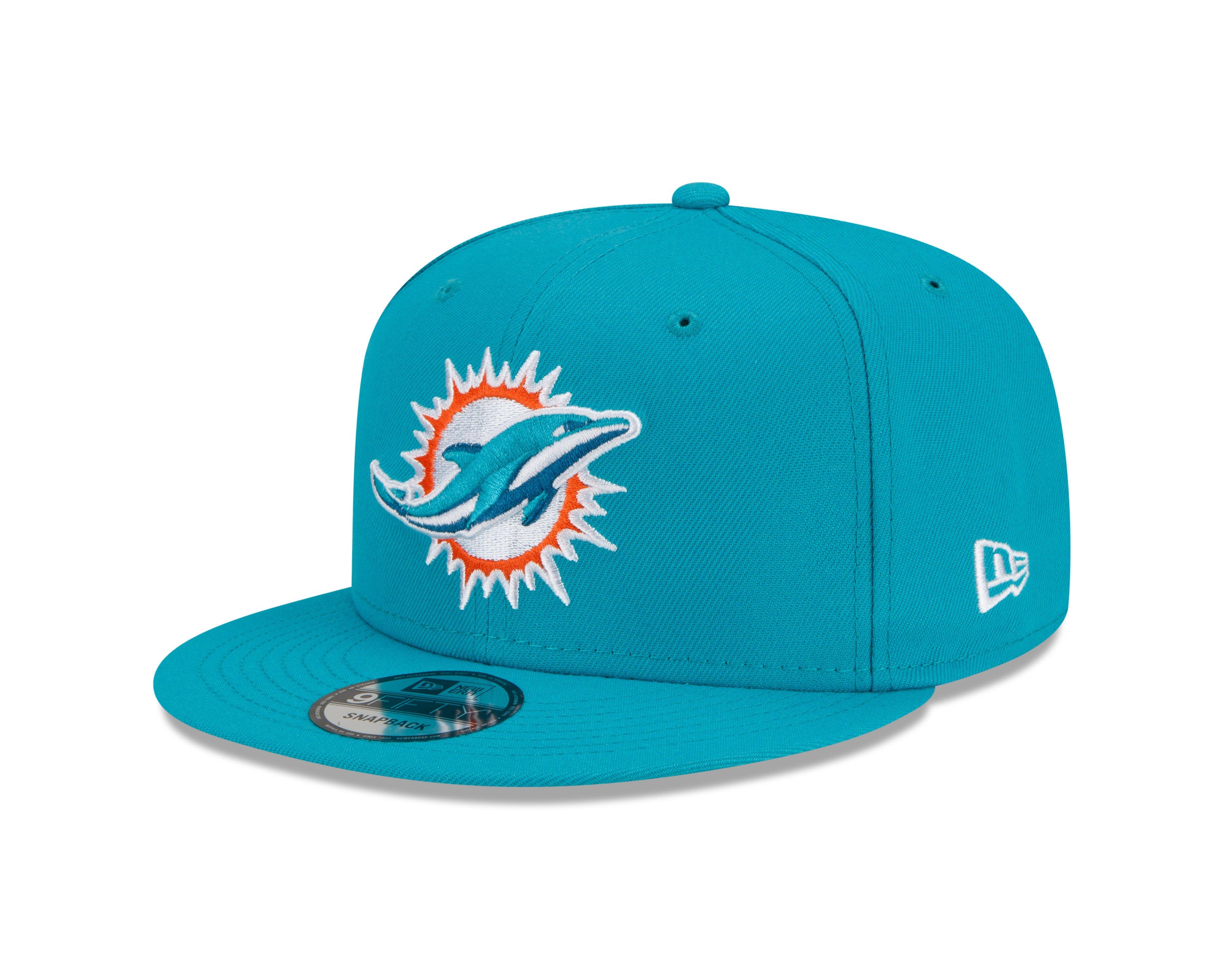 Miami Dolphins Vintage 90s Designer Award Snapback Hat - NFL Football Green  & Orange Baseball Style Cap - One Size - FREE SHIPPING