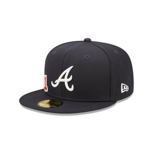 New Era Atlanta Braves 59FIFTY Blue Chill Club Fitted Hat