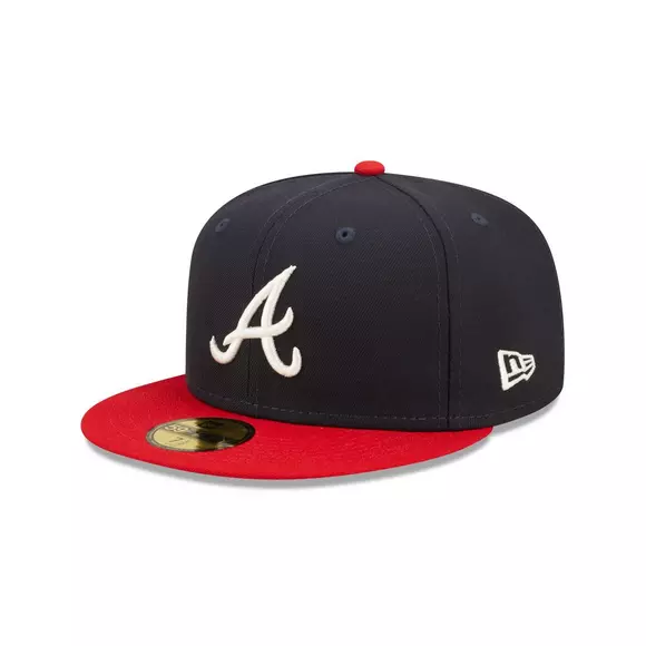 New Era Atlanta Braves Pop Sweat 59FIFTY Fitted Hat - Hibbett