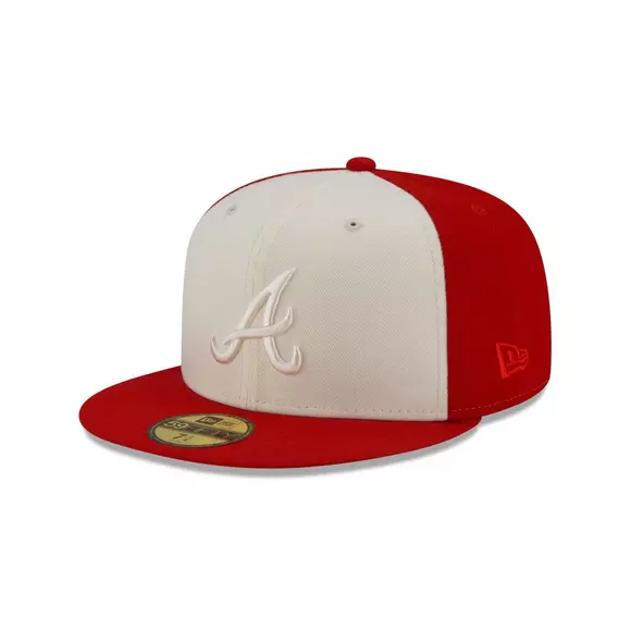 Atlanta Braves New Era Tonal 59FIFTY Fitted Hat - Khaki