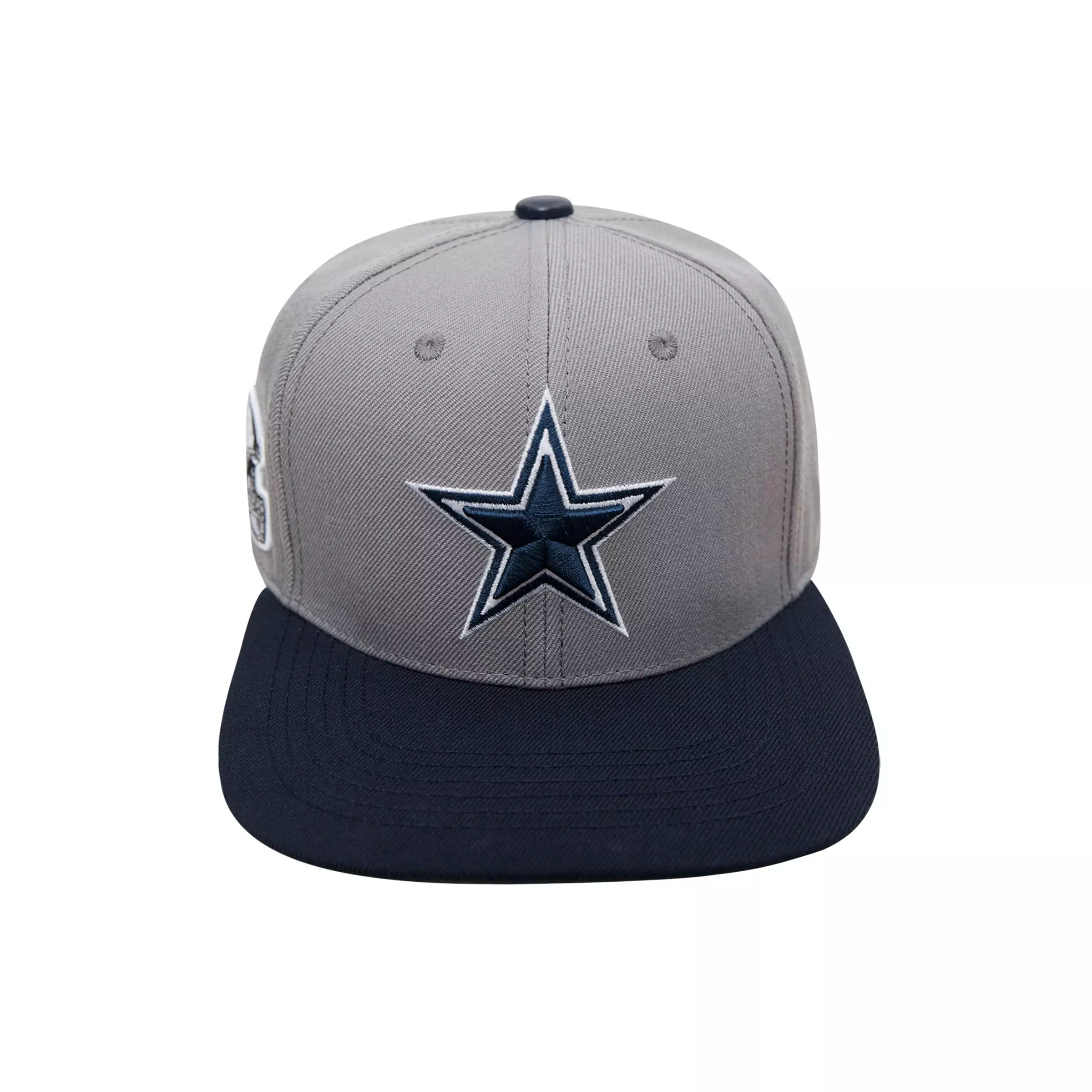 Pro Standard Dallas Cowboys Logo Pink Undervisor Snapback Hat - GREY