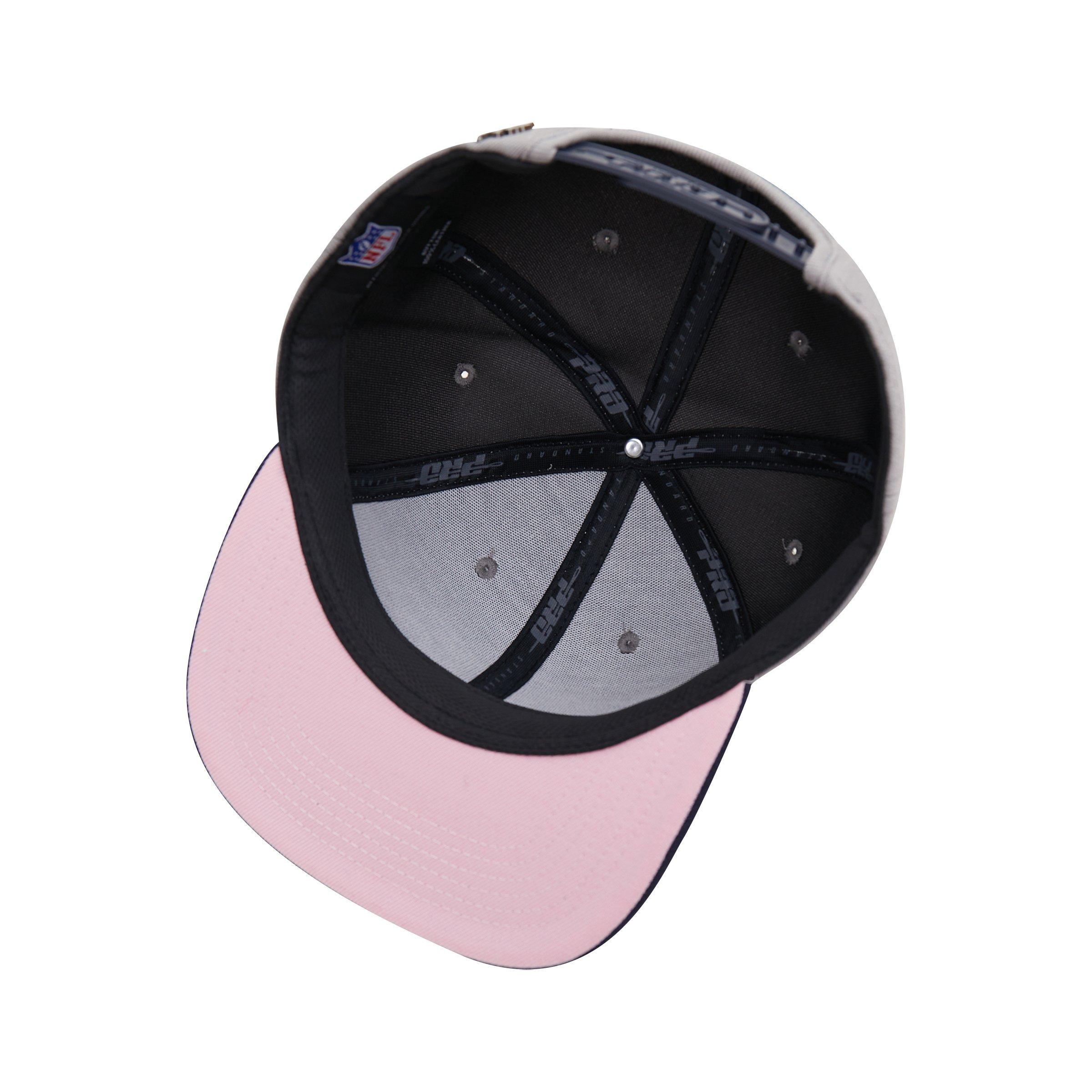 DALLAS COWBOYS PINK UV LOGO SNAPBACK HAT (GRAPHITE) – Pro Standard