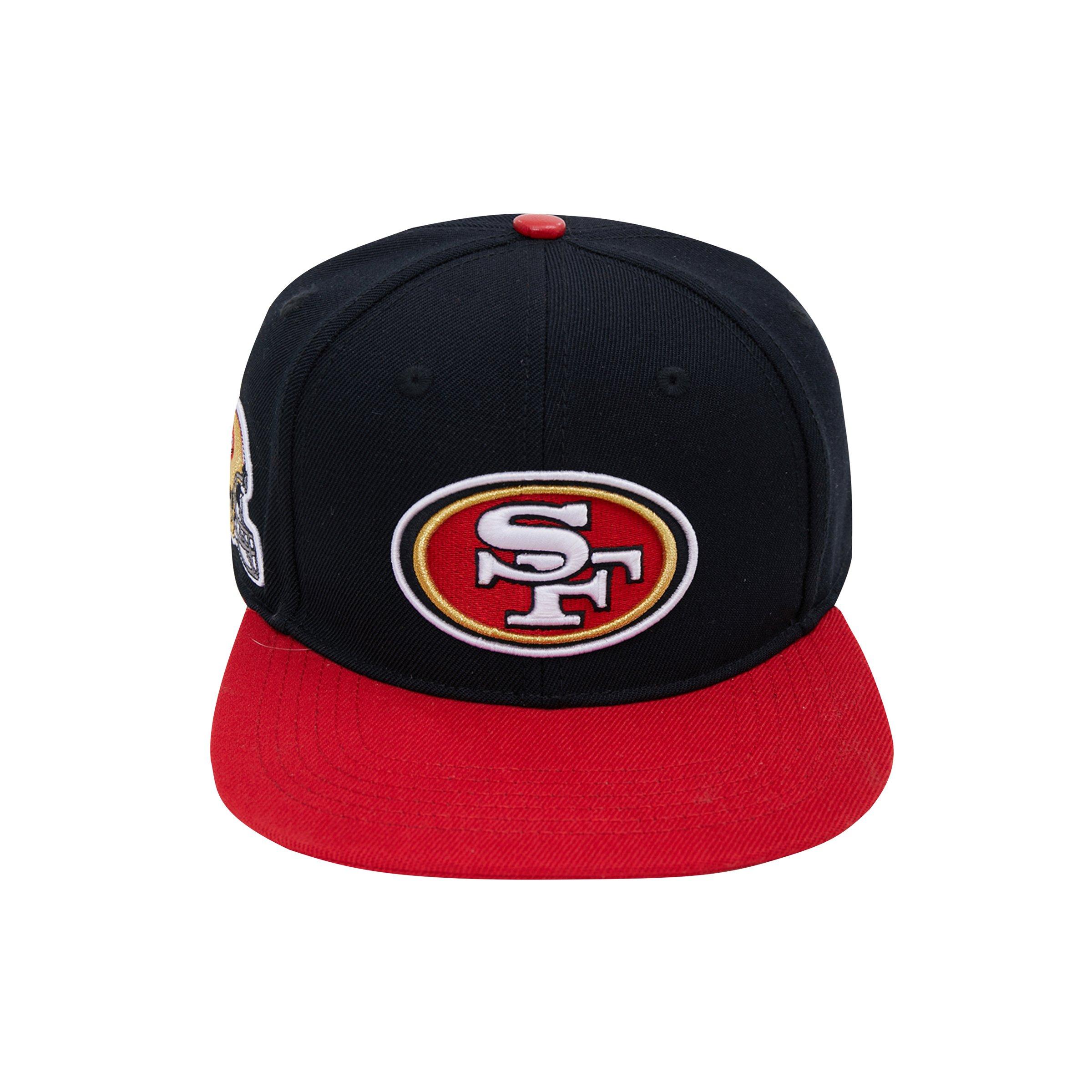 Pro Standard San Francisco 49ers Old English Logo Snapback Hat (Red)  FS4741965