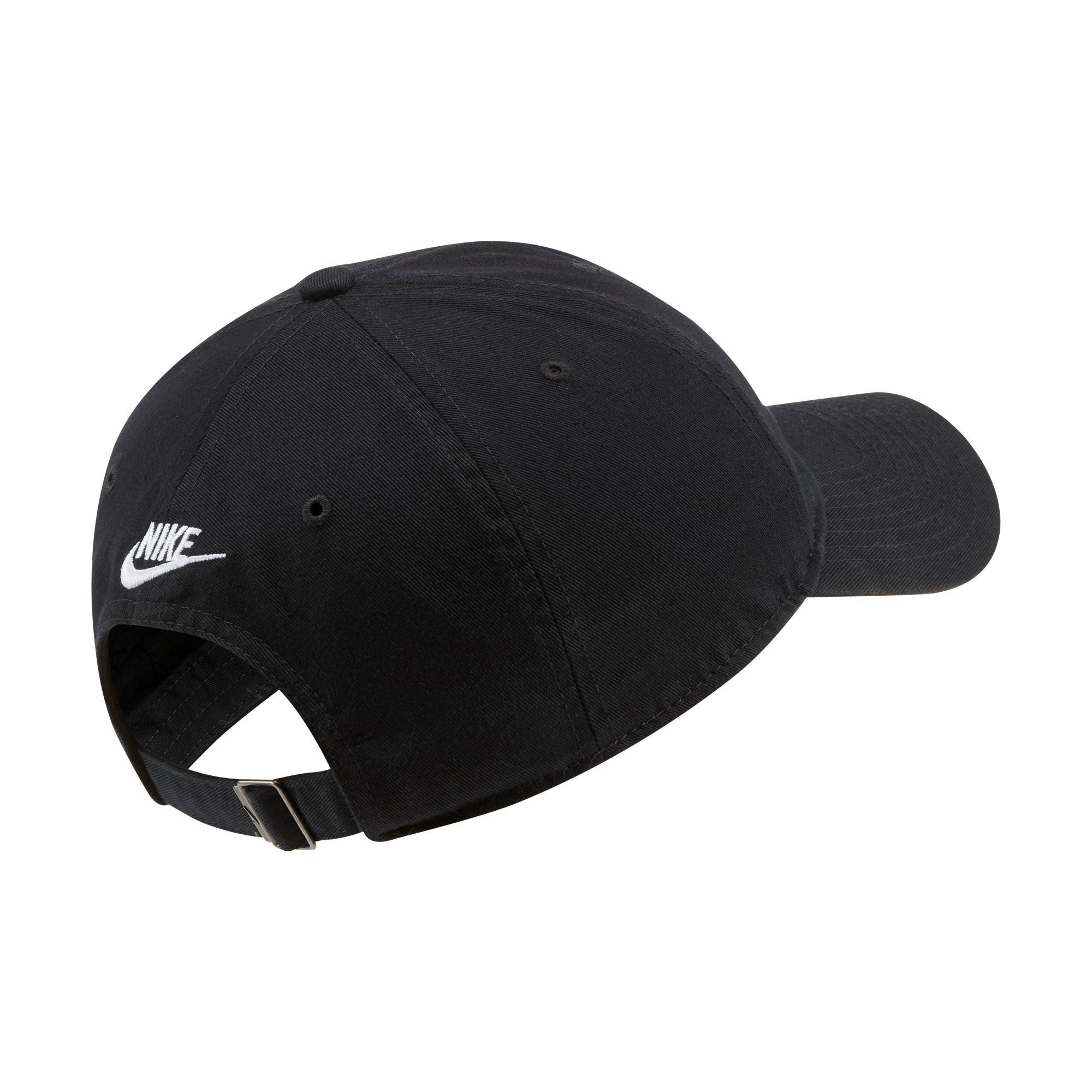 Bogholder Pålidelig Royal familie Nike Sportswear Heritage 86 Just Do It Adjustable Hat - Black