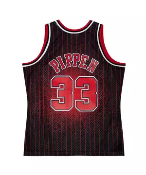 Chicago Bulls Scottie Pippen Mitchell & Ness NBA Jersey XL XLarge Black  Red NWT