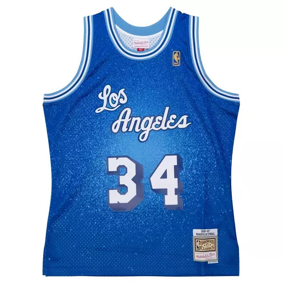 Nike LeBron James Los Angeles Lakers Hardwood Classic Blue Swingman Jersey - Men's Medium