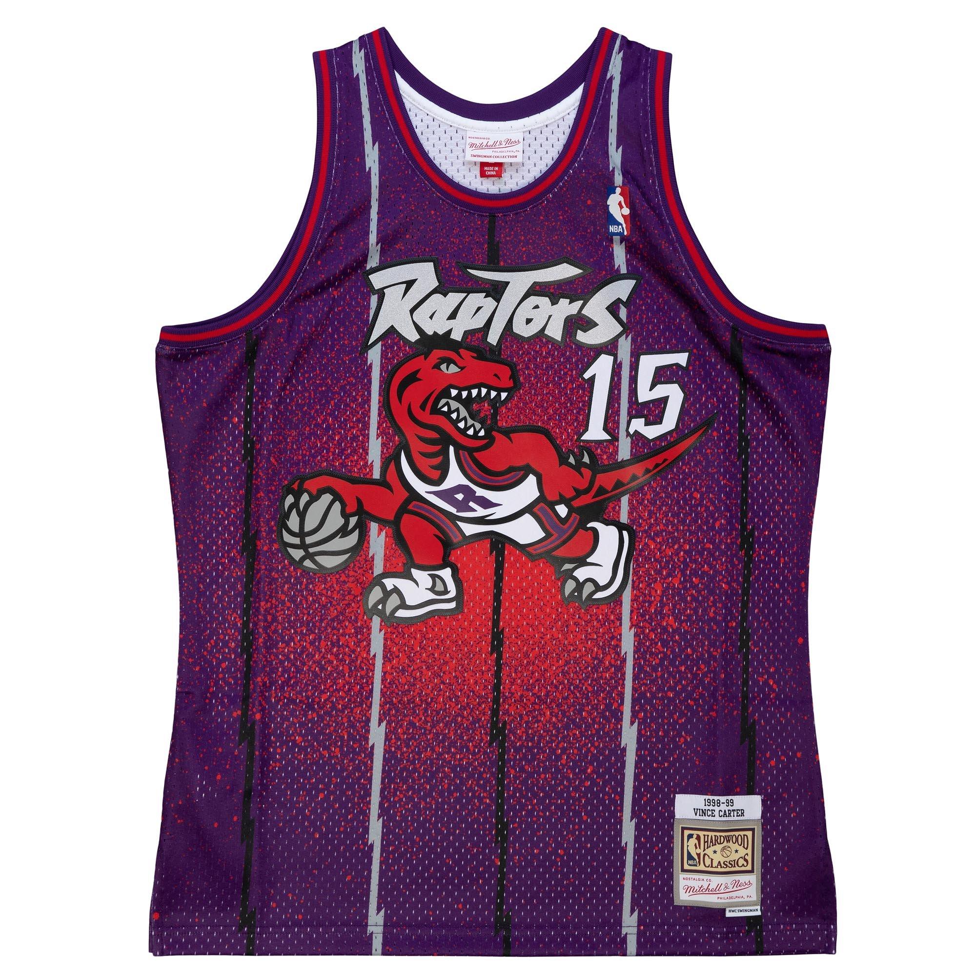 Mitchell & Ness Men's Toronto Raptors Vince Carter Spray Paint Swingman
