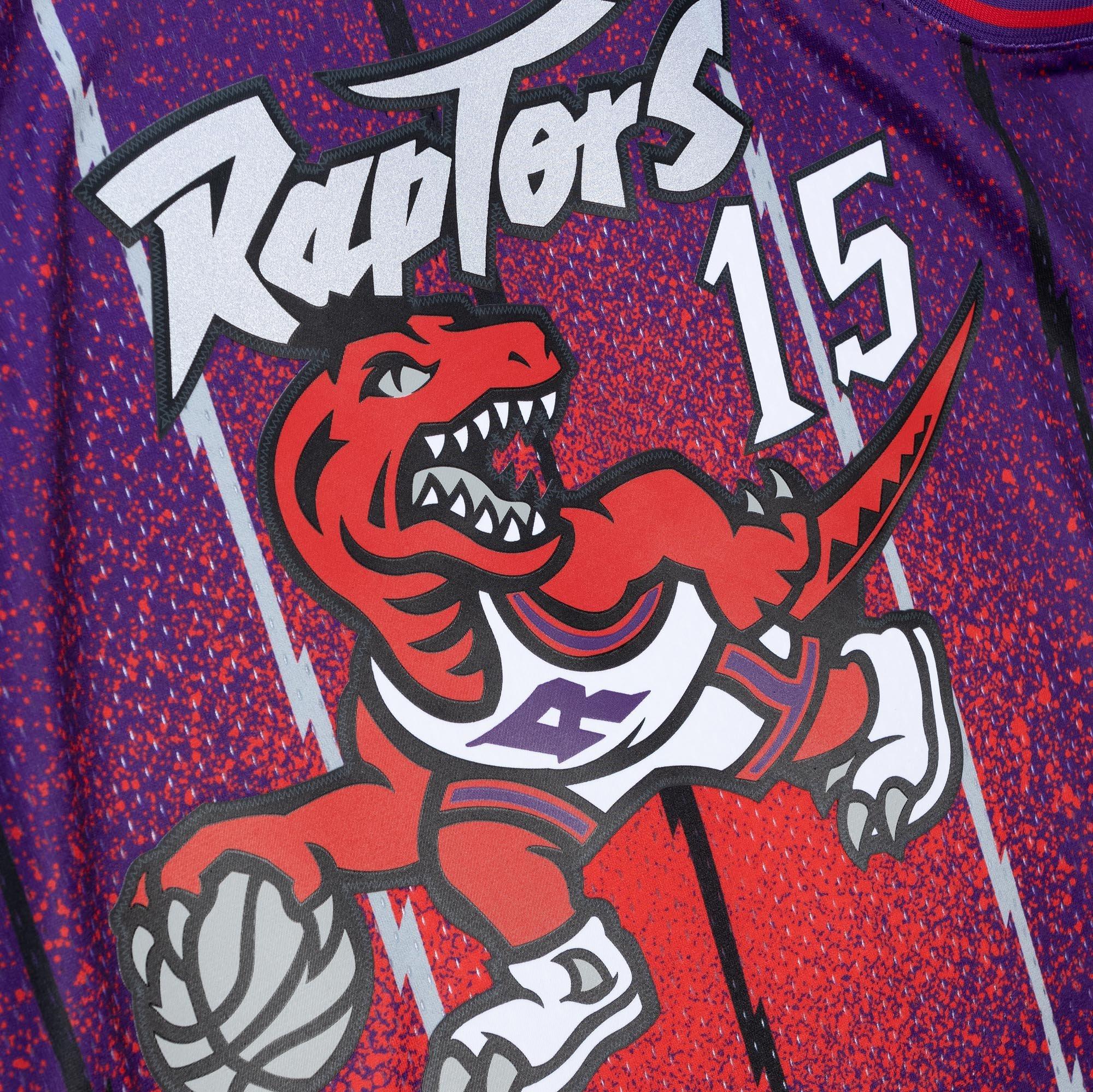 Mitchell & Ness Men's Toronto Raptors Vince Carter Spray Paint Swingman  Jersey - Hibbett