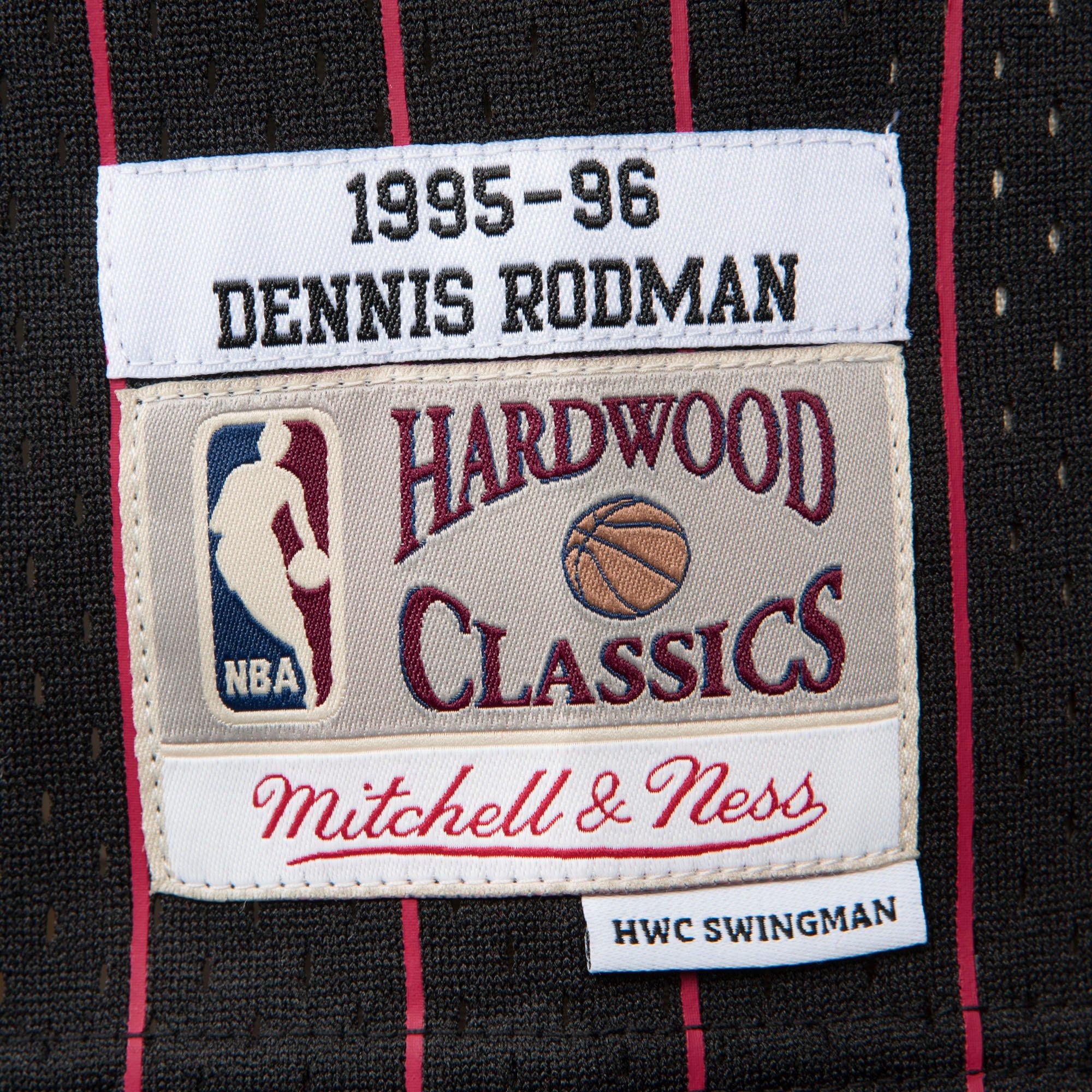 Women's Mitchell and Ness Chicago Bulls NBA Dennis Rodman Hardwood Classics  Swingman Jersey