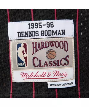 Men's Mitchell & Ness Dennis Rodman Red Chicago Bulls Hardwood