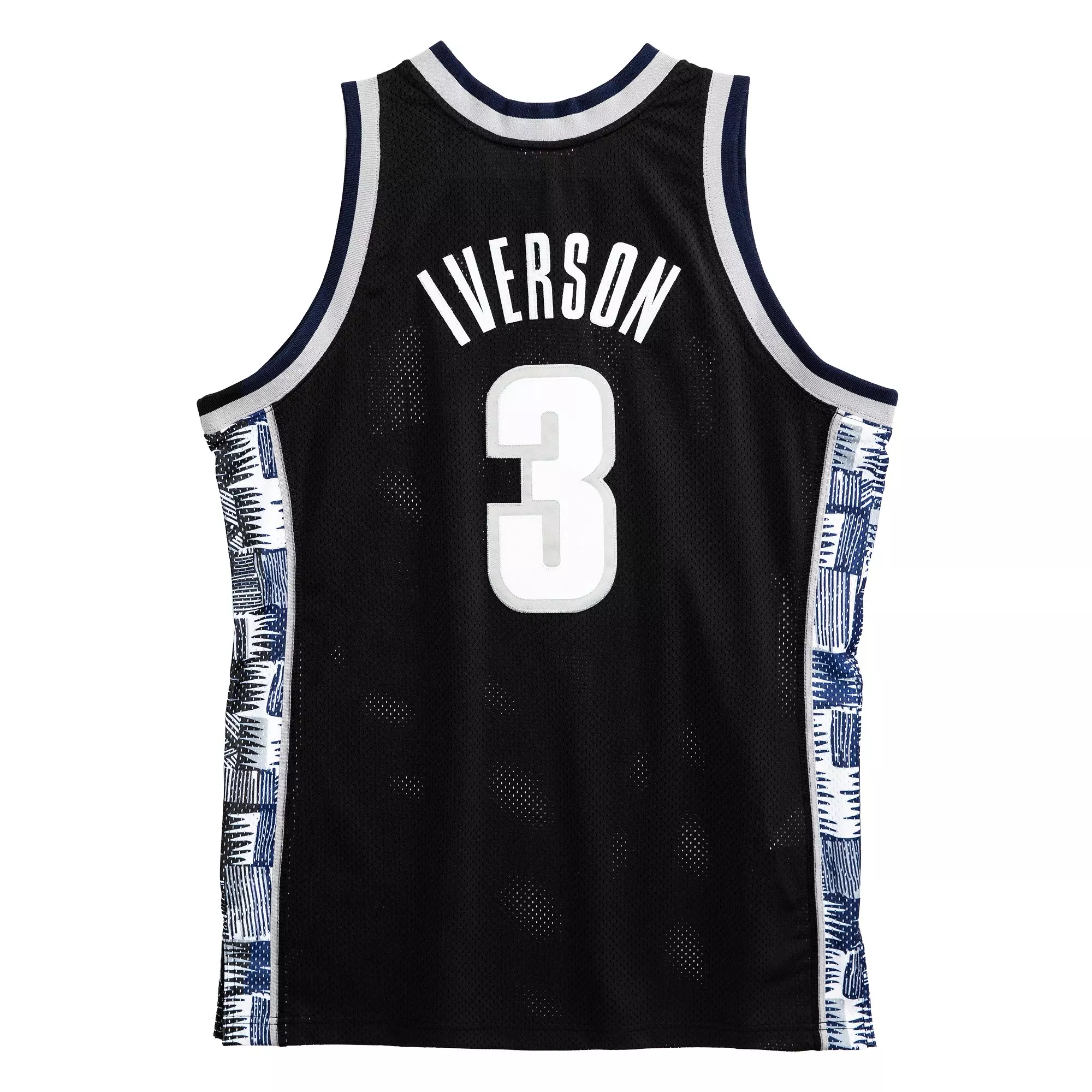 Mitchell & Ness Men's Georgetown Hoyas Allen Iverson '95-'96 College Vault Authentic Jersey - BLACK