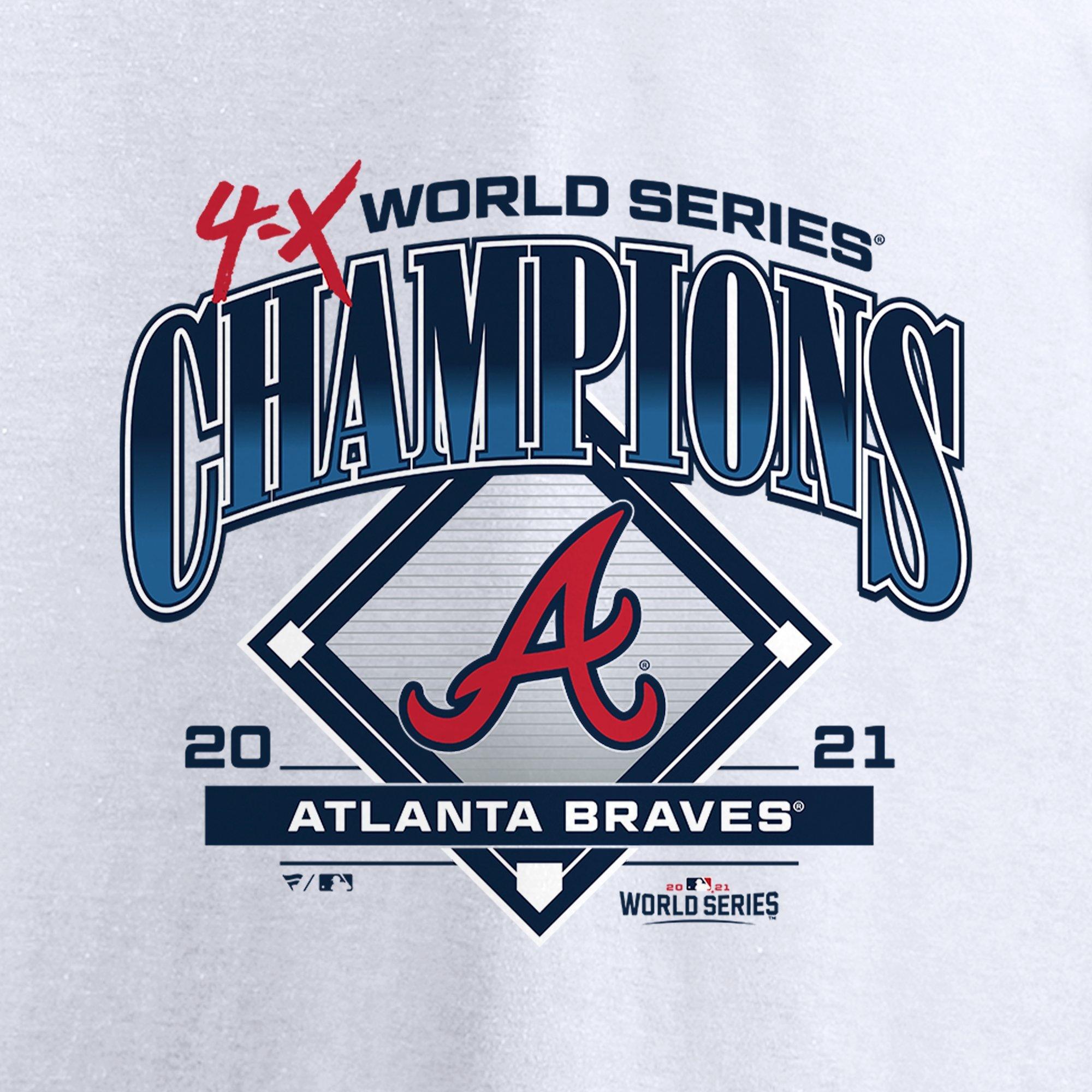 Fanatics Men's Atlanta Braves 2021 World Series Champions Parade T-Shirt -  Hibbett