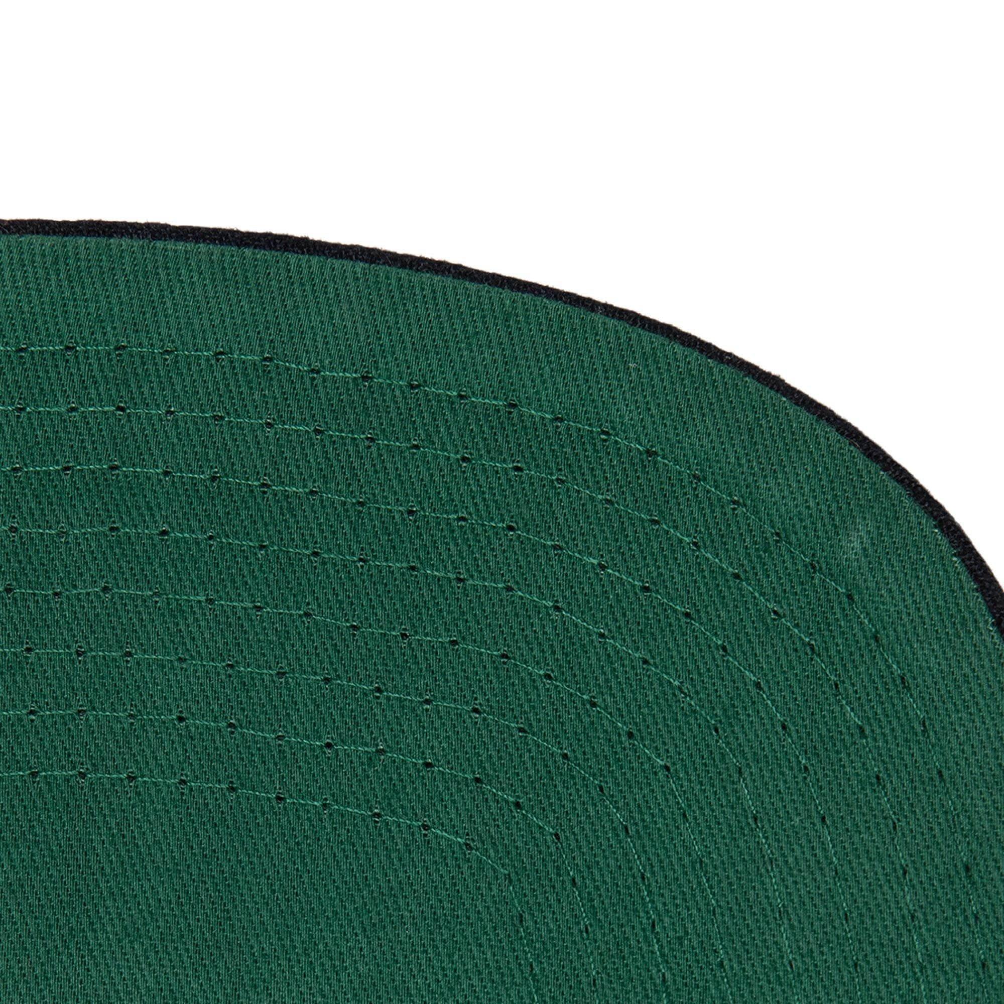 Mitchell & Ness Michigan Wolverines Paintbrush Snapback Hat - NAVY/YELLOW Thumbnail View 3