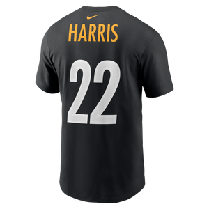 Men's Nike Najee Harris Black Pittsburgh Steelers Game Jersey