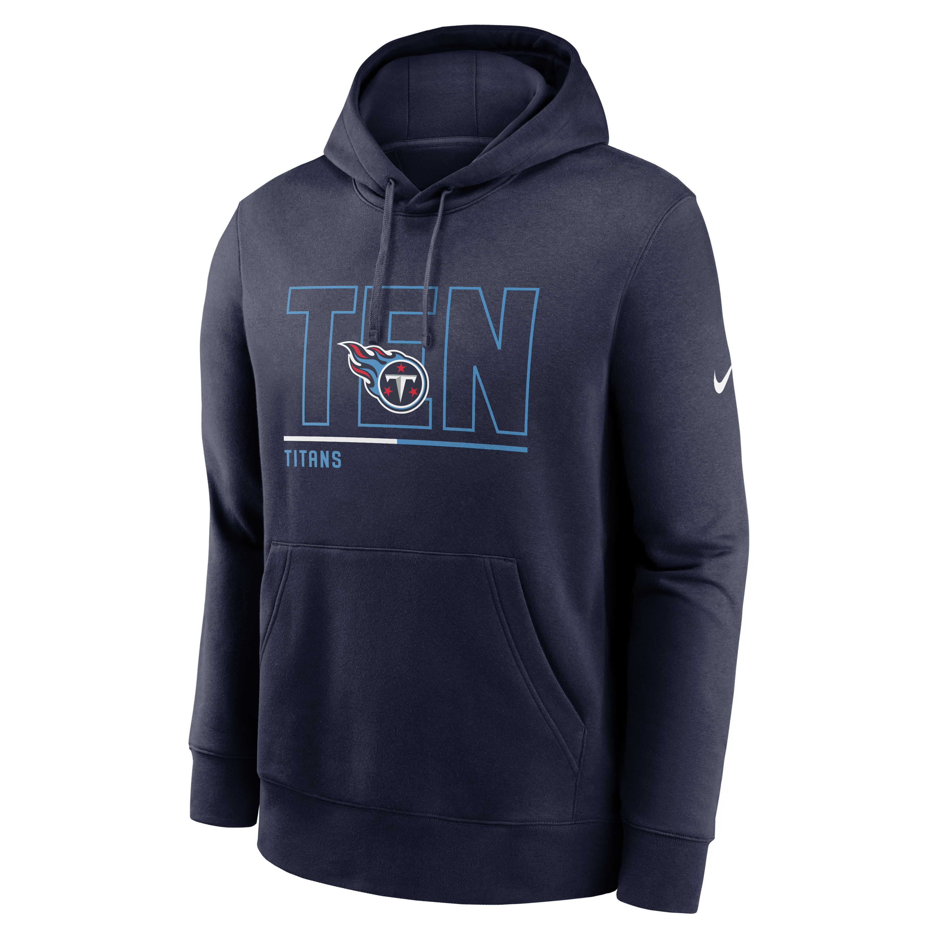 Tennessee Titans Nike Fan Gear Pullover Hoodie - Light Blue