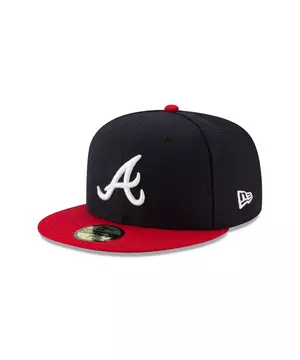 Atlanta Braves 2021 WS SIDE-PATCH UP Red-White Fitted Hat