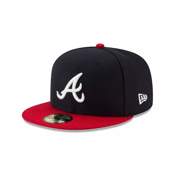 New Era Atlanta Braves 2021 World Series Sidepatch Authentic Collection  59FIFTY Fitted Hat