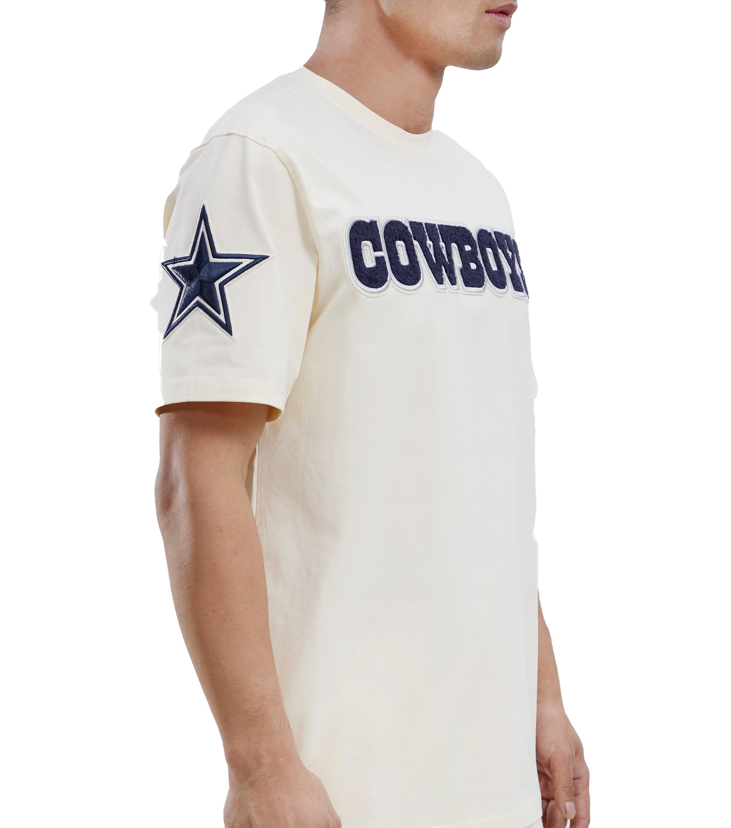 Pro Standard Men's Dallas Cowboys Off White T-Shirt - Hibbett