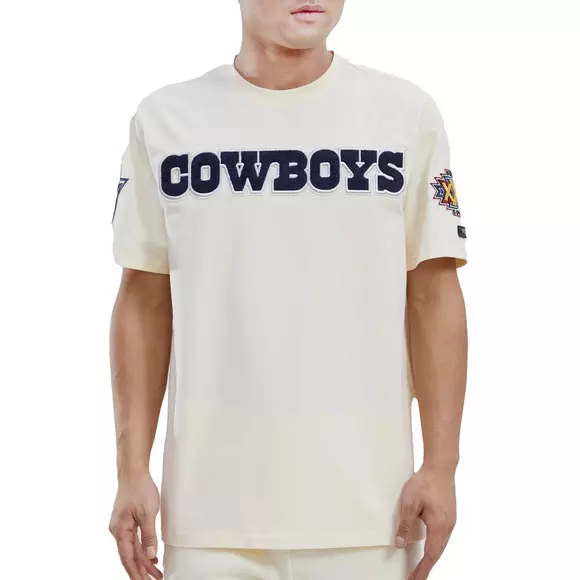 Pro Standard Men's Dallas Cowboys Off White T-Shirt - Hibbett