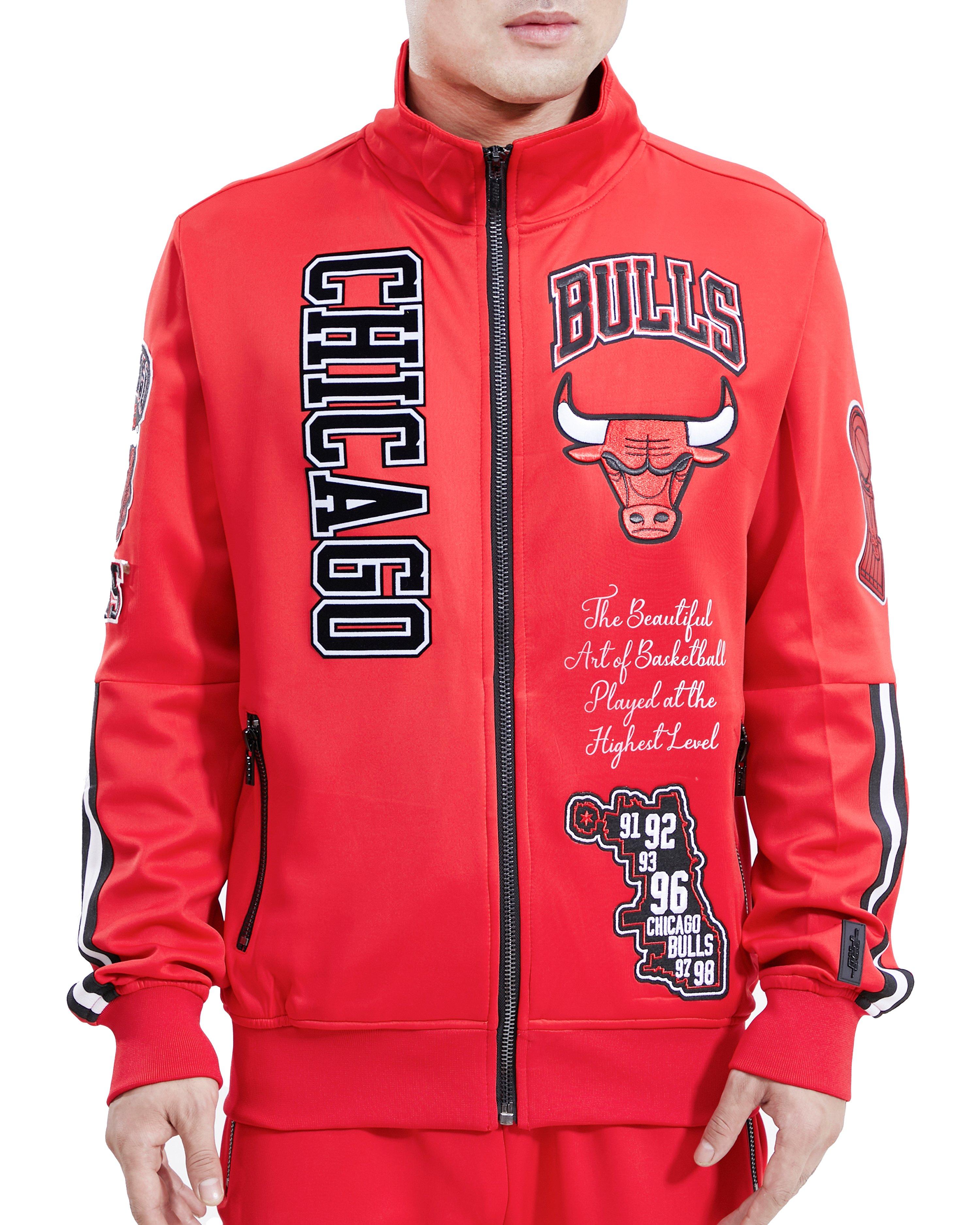 Official Chicago Bulls Jackets, Track Jackets, Pullovers, Coats