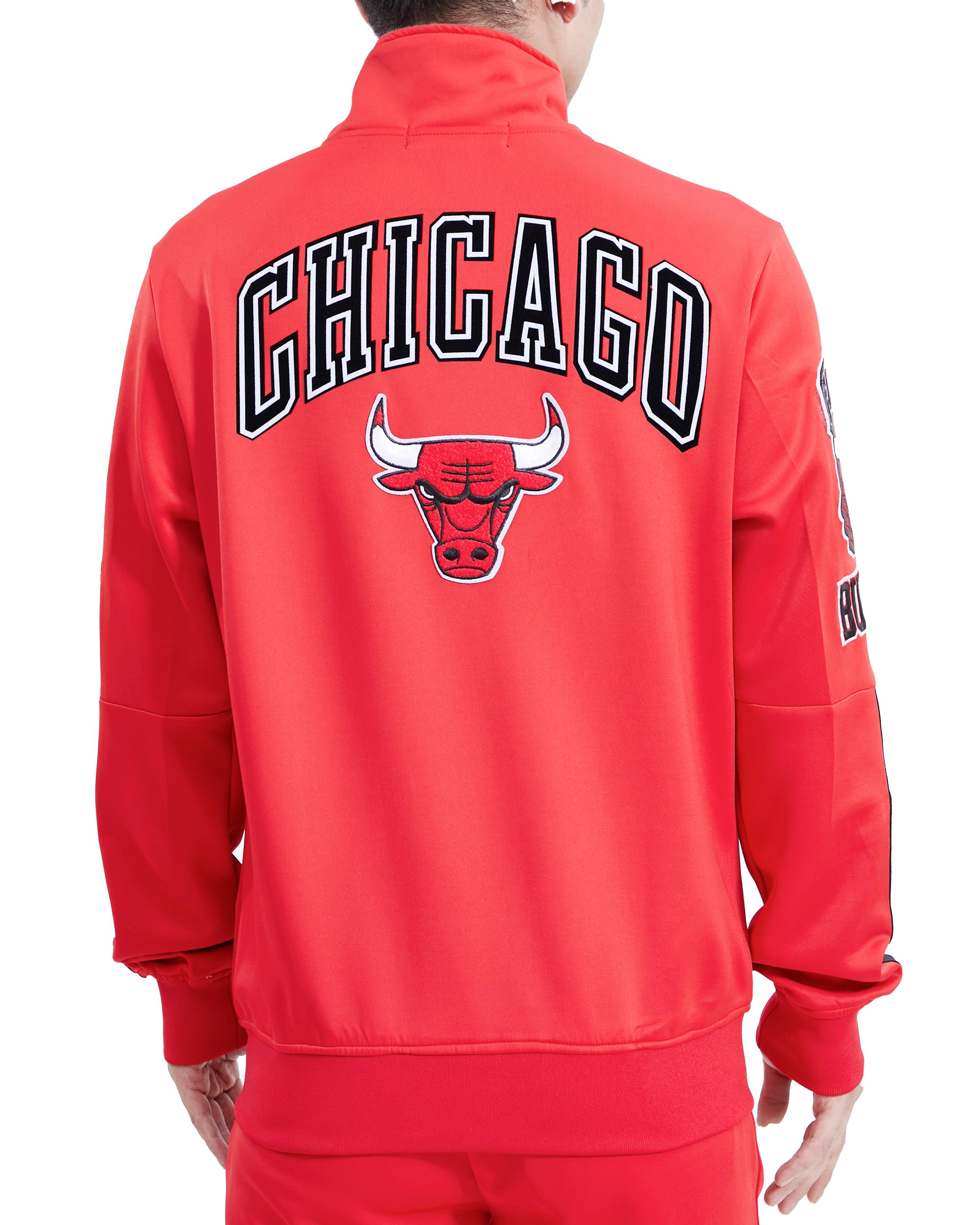 Pro Standard Men's Chicago Bulls Bred Track Jacket - Hibbett