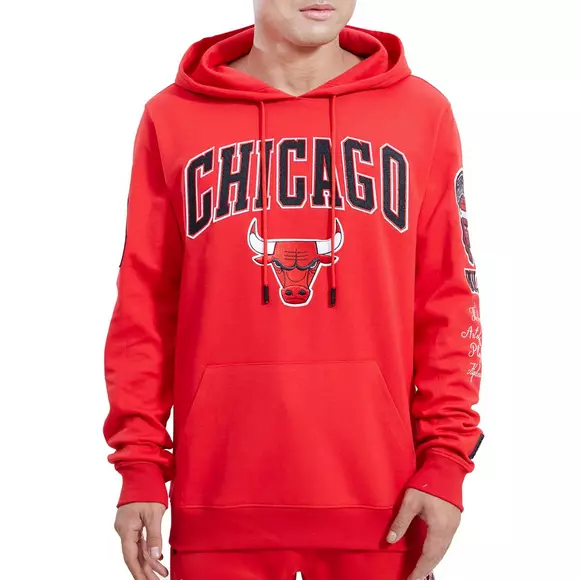 Hoodies and sweatshirts New Era NBA Team Logo PO Hoody Bulls Red