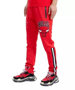 Men's Fanatics Branded Red Chicago Bulls Big & Tall Chop Block Pants