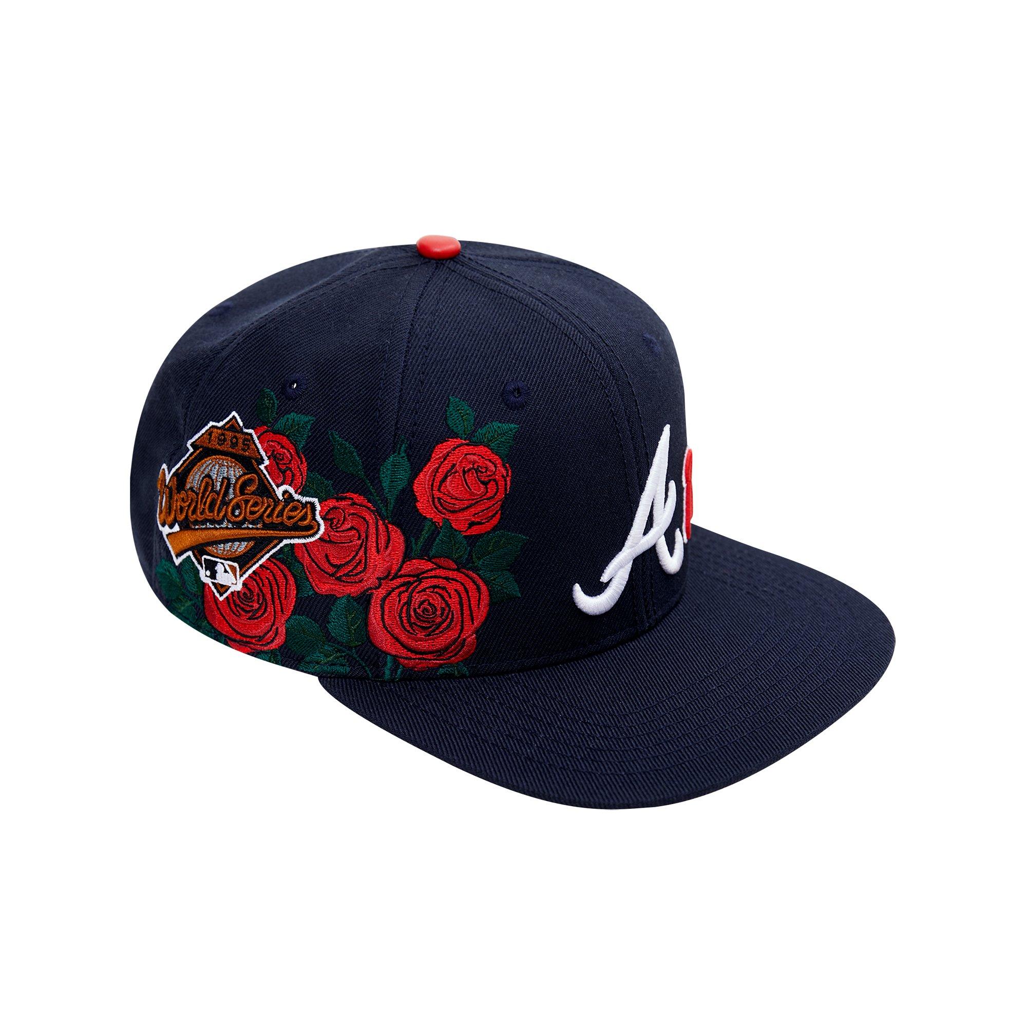 Pro Standard Atlanta Braves Double Front Roses World Series 1995 Snapback  Hat