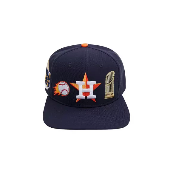 NWT Vintage Houston Astros Snapback Hat Big Logo Baseball 