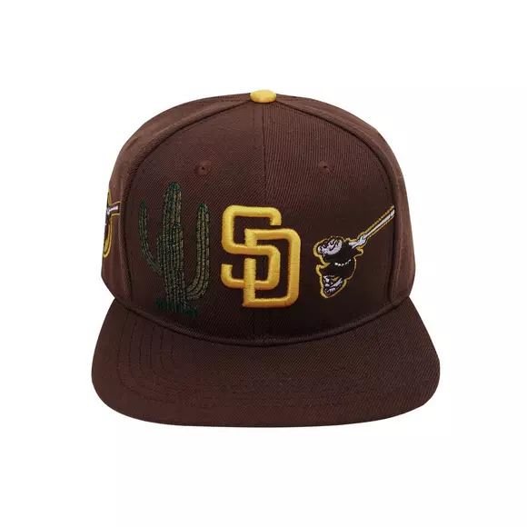 Pro Standard San Diego Padres Double Front City Logo Pink Undervisor  Snapback Hat