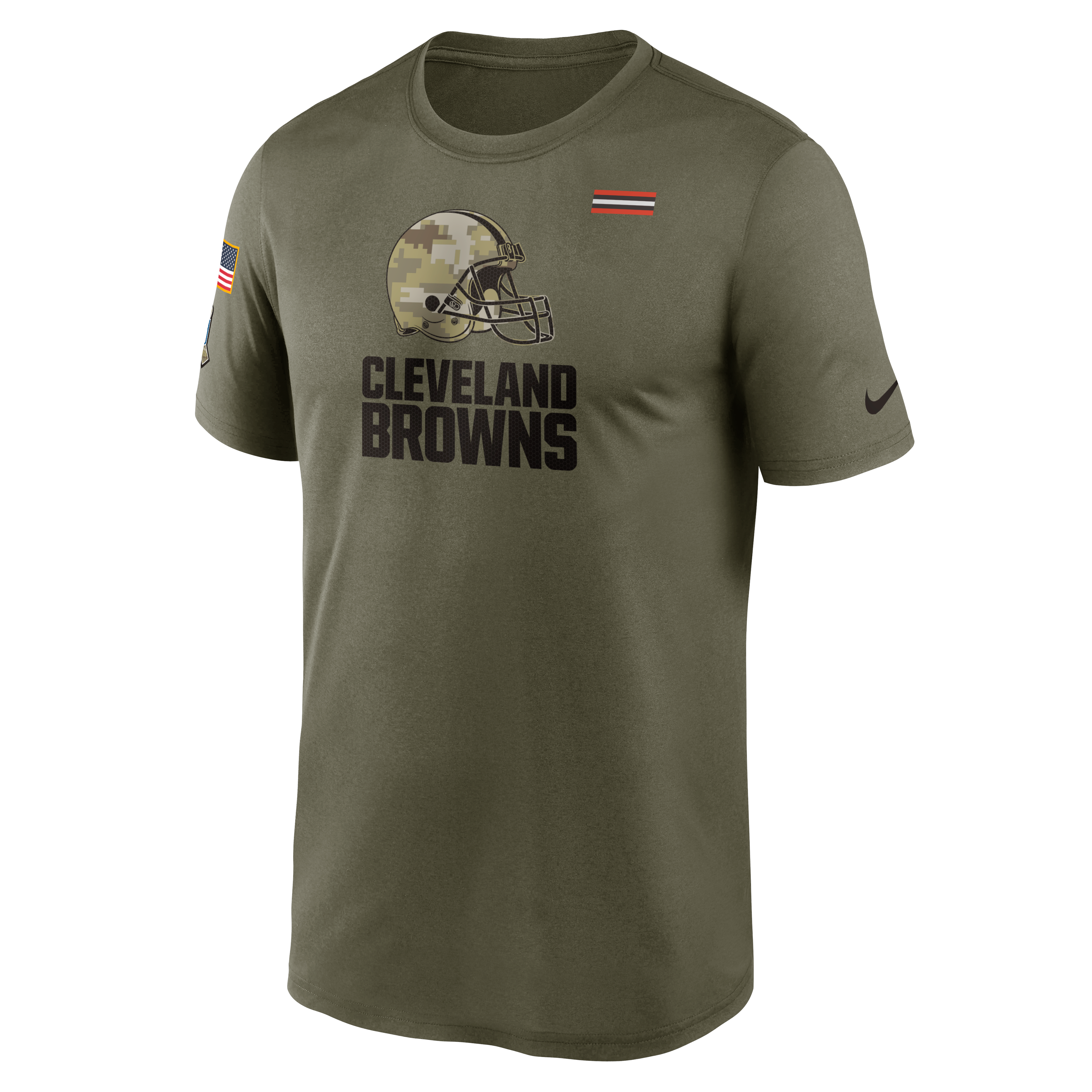 Vintage Mens NIKE Dri-fit Cleveland Browns Salute to Service 