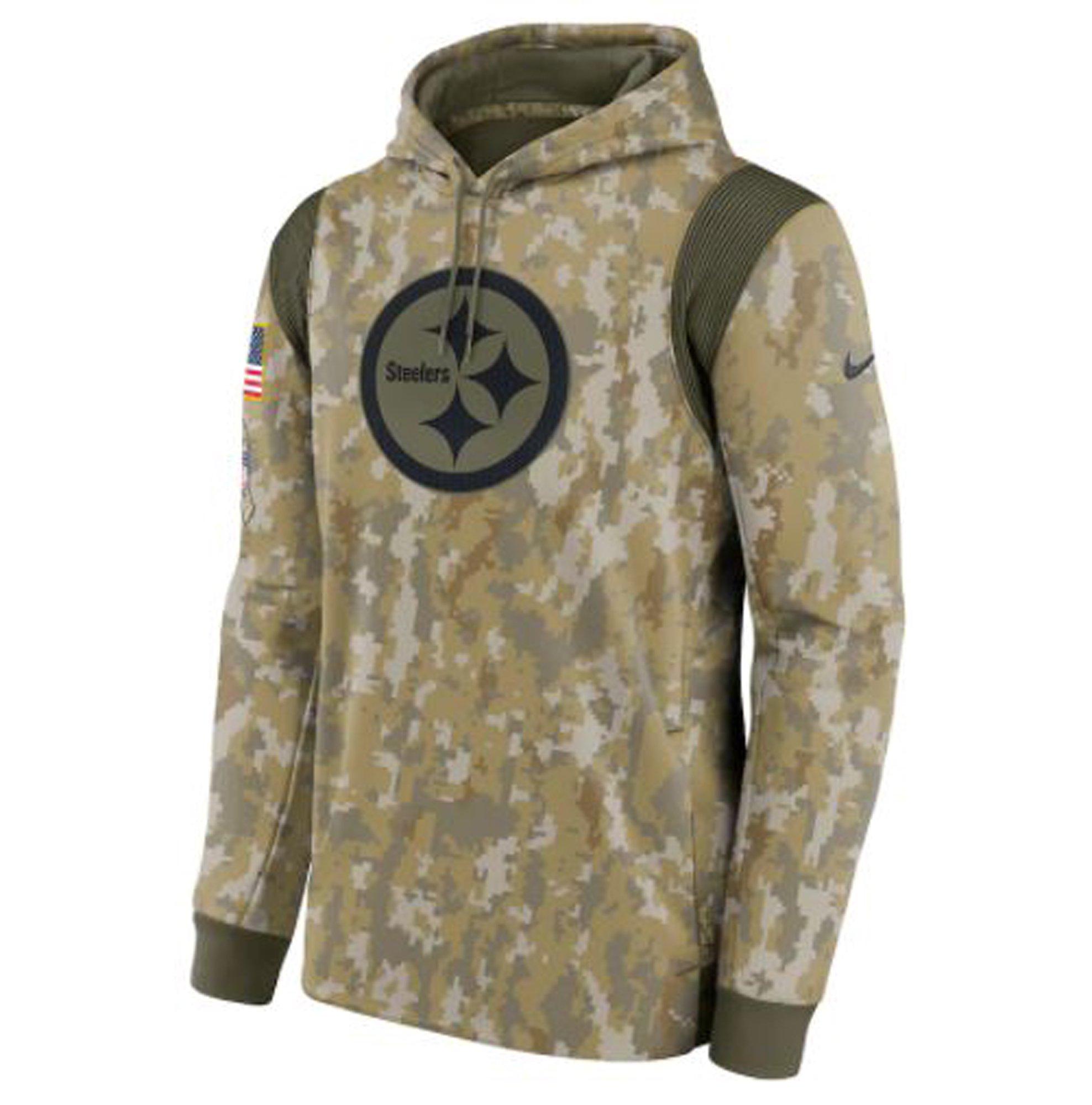 Olive steelers clearance hoodie