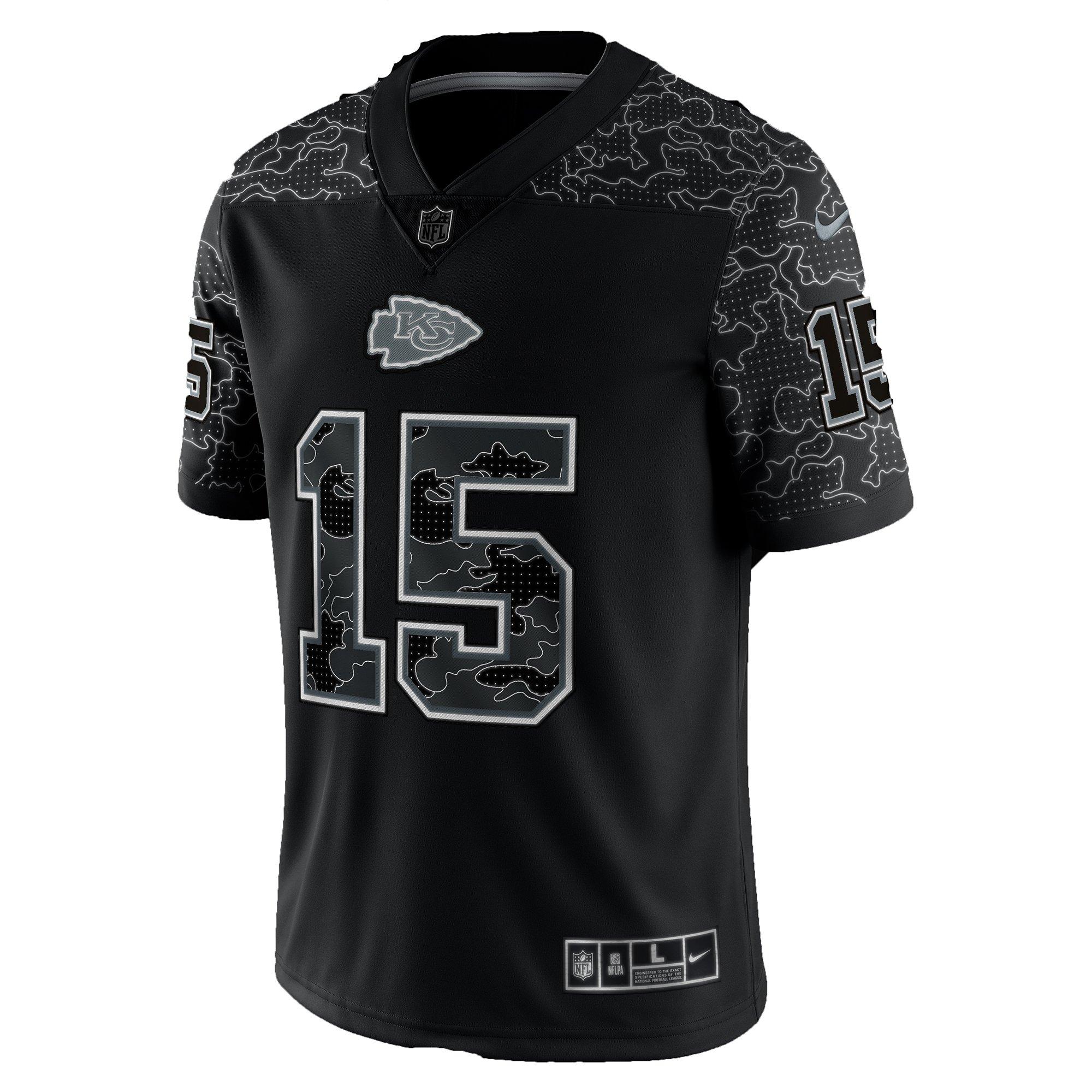 Patrick Mahomes Kansas City Chiefs REFLECTIVE - Black