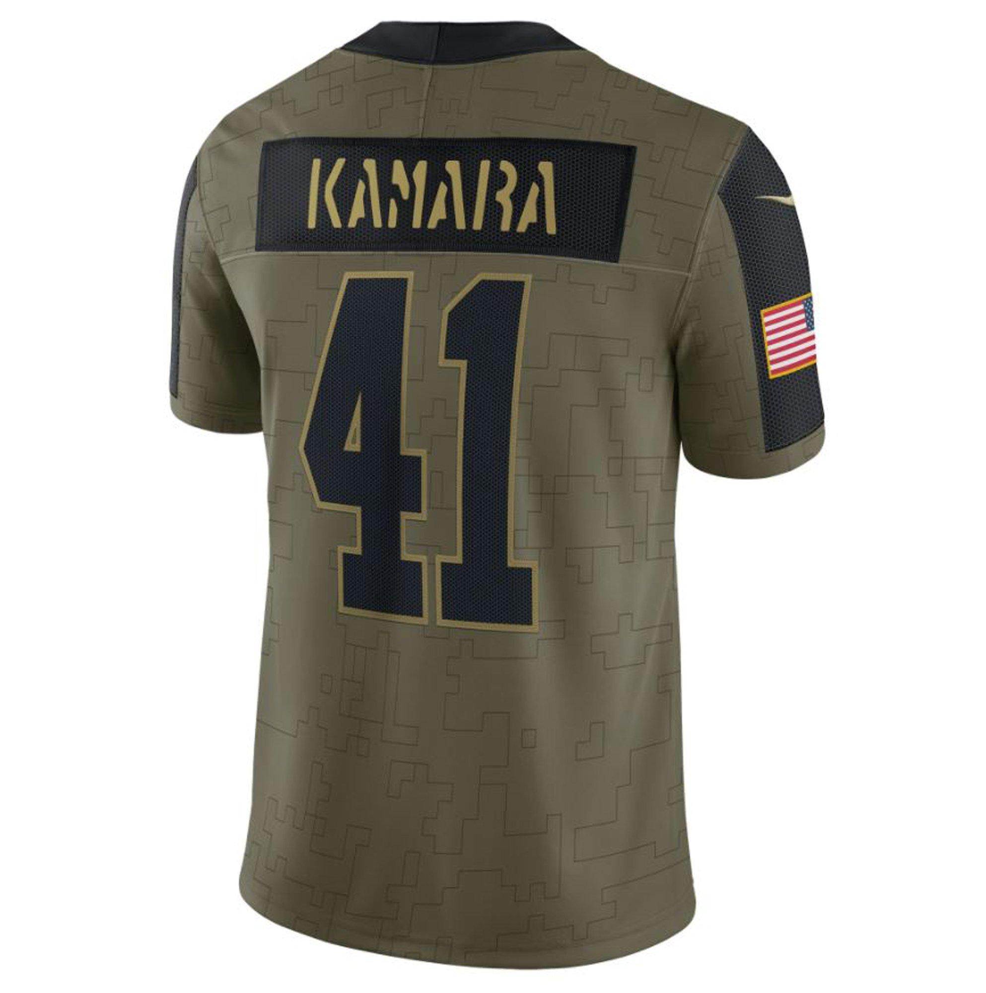 Nfl New Orleans Saints Toddler Boys' Short Sleeve Kamara Jersey