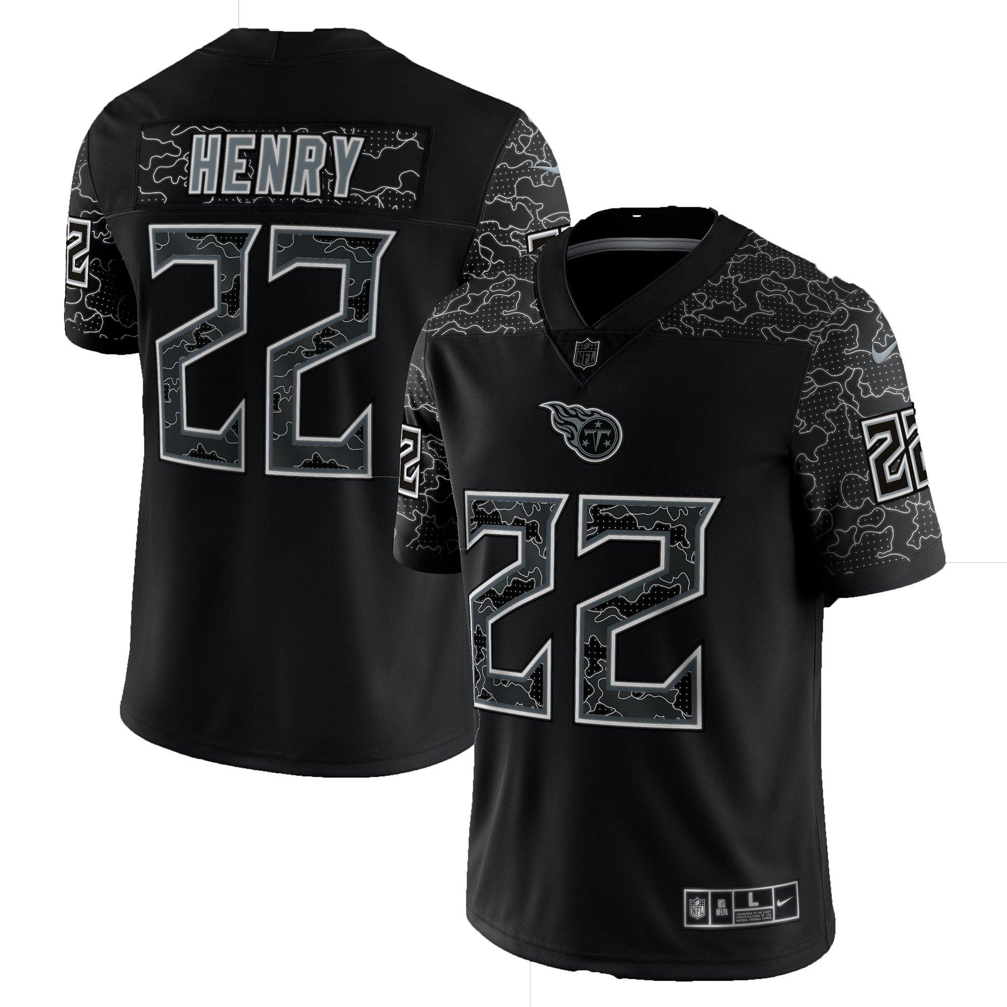 Nike Men's Tennessee Titans Derrick Henry #22 Atmosphere Grey Game Jersey