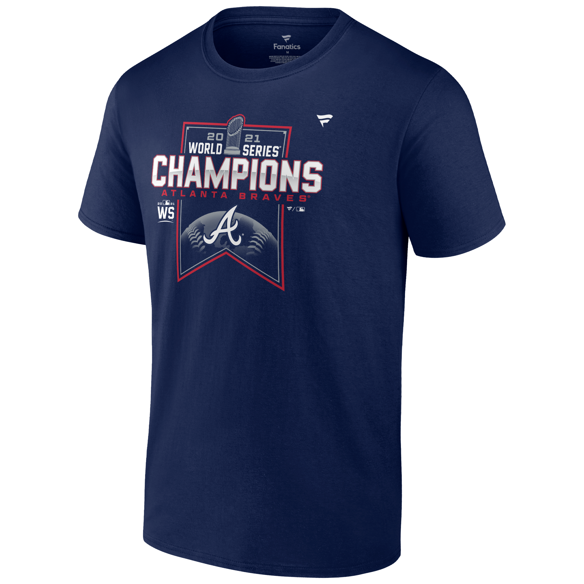 Fanatics Men's Atlanta Braves 2021 World Series Champions Locker Room T- Shirt - Hibbett