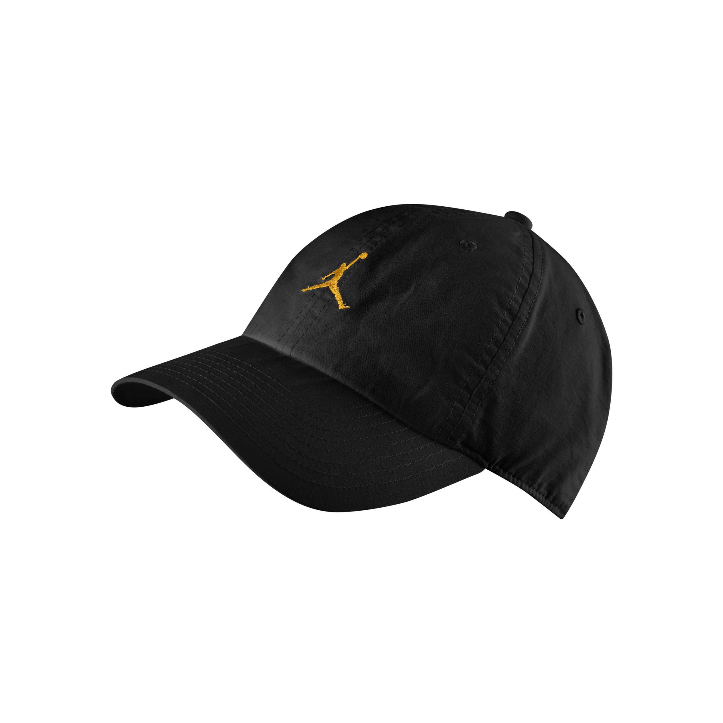 black and yellow jordan hat