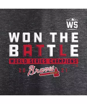 Men's Fanatics Branded Red Atlanta Braves 2021 World Series